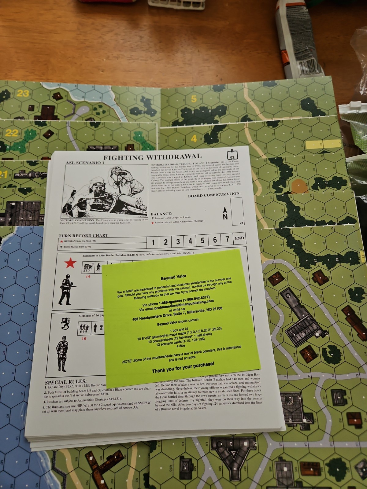 Multiman ASL Beyond Valor (3rd Ed, 2nd) Box VG+/NM