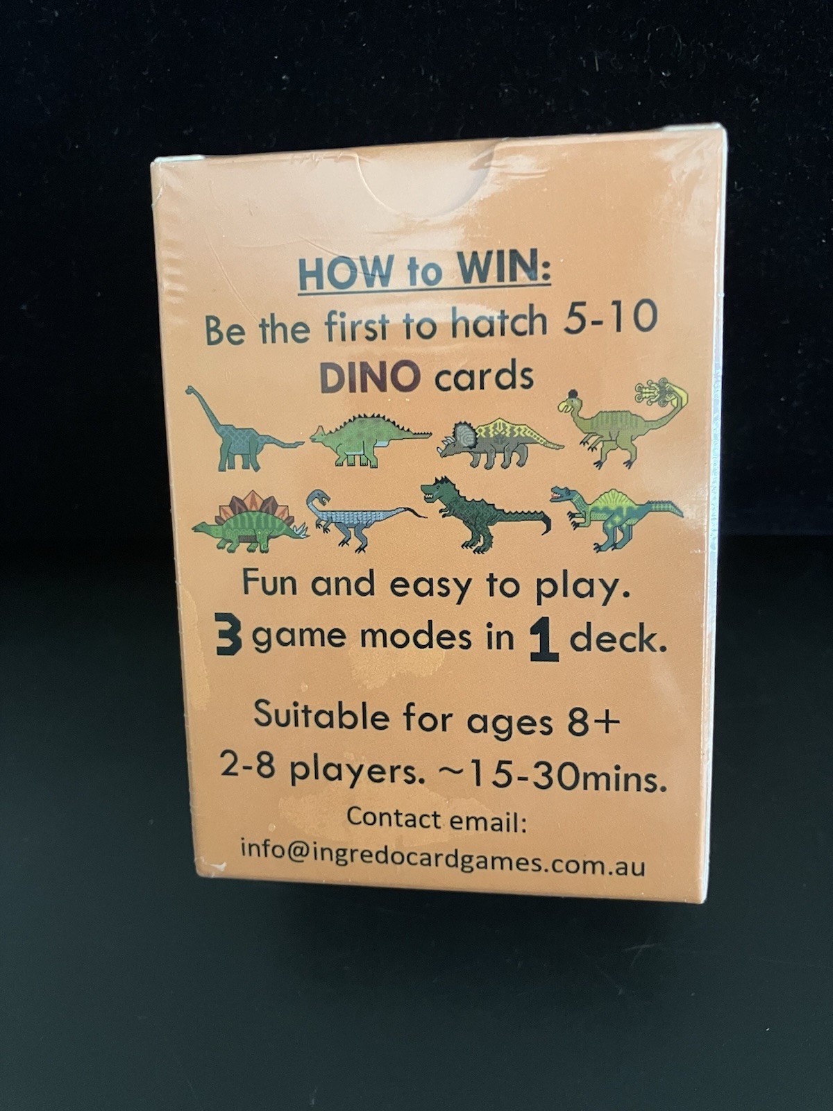 Ingredo Dino Card Game! 2 to 8 Players And 3 Game Modes In One Deck! NEW!