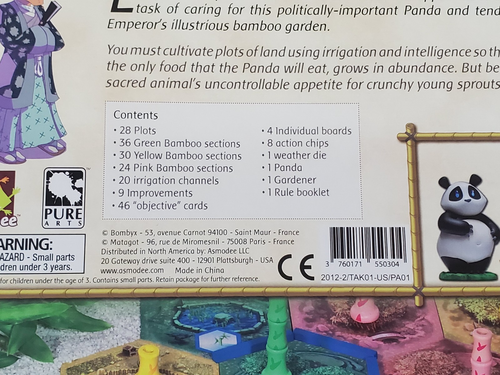 Takenoko Complete Bamboo Garden Strategy Board Game Panda Golden Geek Award