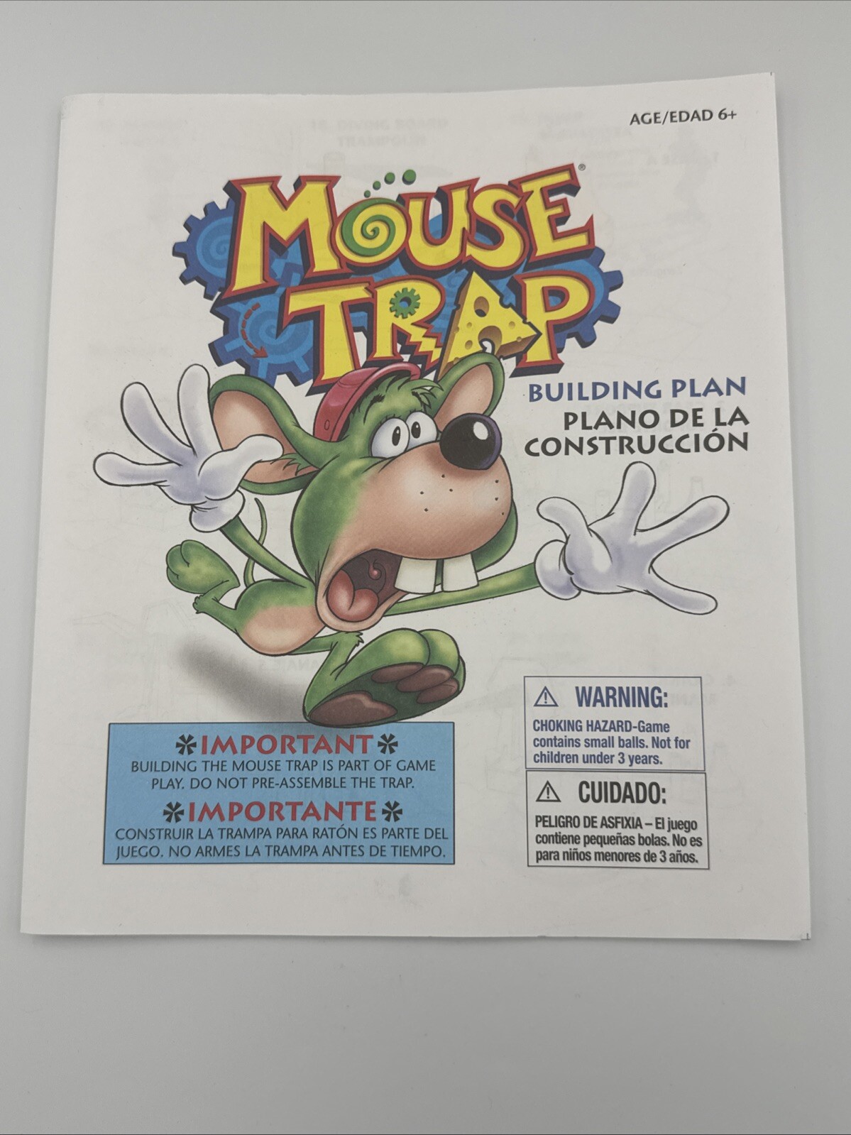 Mouse Trap Board Game Complete 2005 Milton Bradley MB USA Classic Family