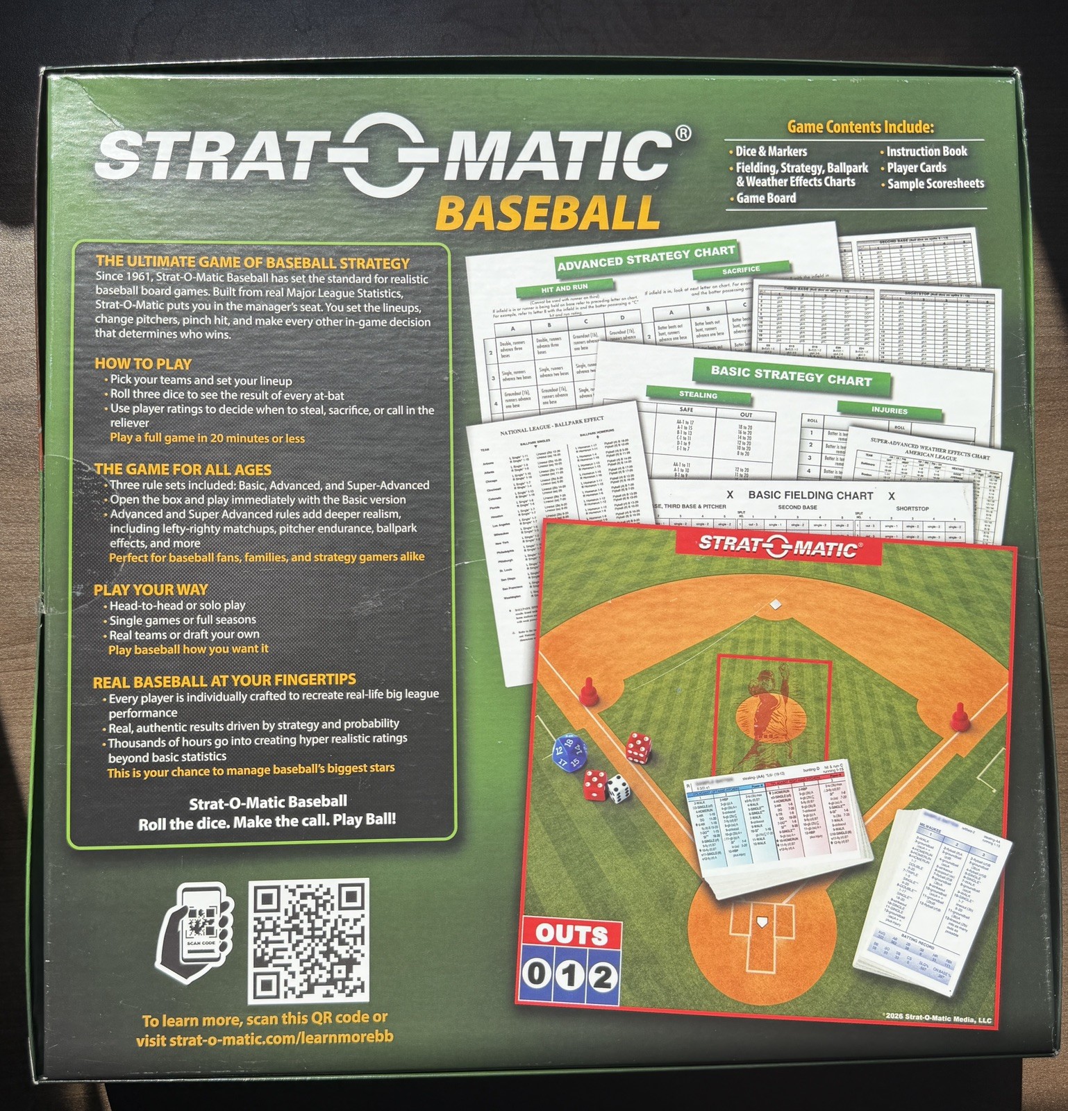 Strat O Matic Baseball 2026 VERSION Barnes & Noble EXCLUSIVE BRAND NEW SEALED