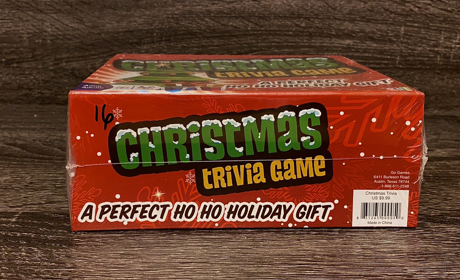 Cobble Hill Christmas Trivia Game – Portable Car Activity – Ages 12 and Up Xmas