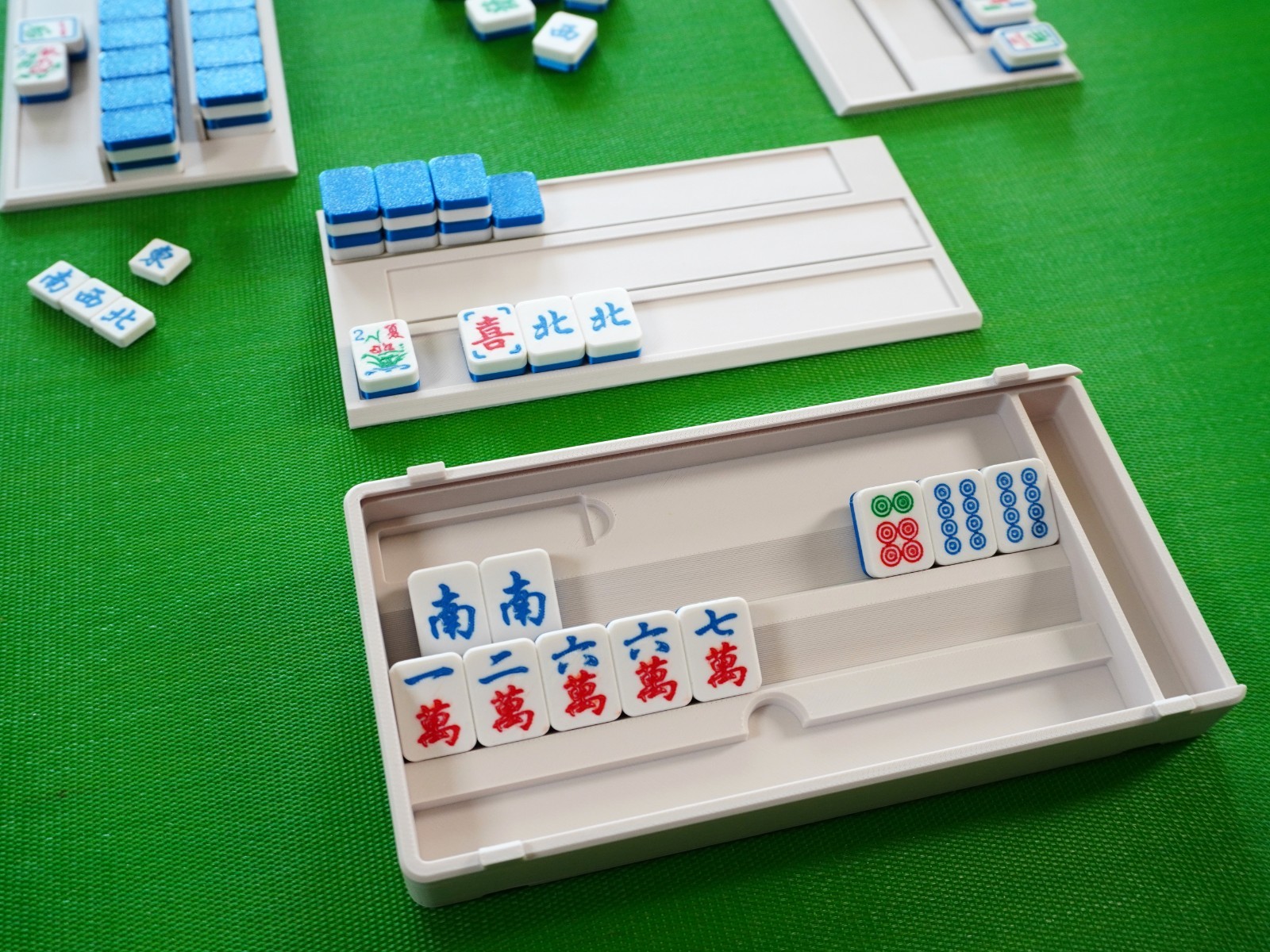 Travel Vietnamese Mahjong 160 Set / Mạt Chược / Mat Chuoc (Green)