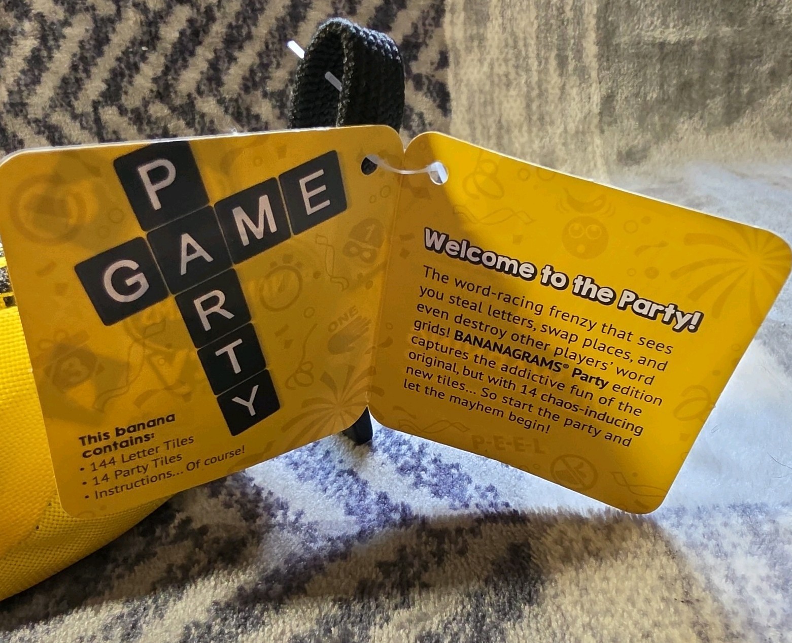 Bananagrams Party Edition Word Tile Crossword Game Brand New NWT Complete