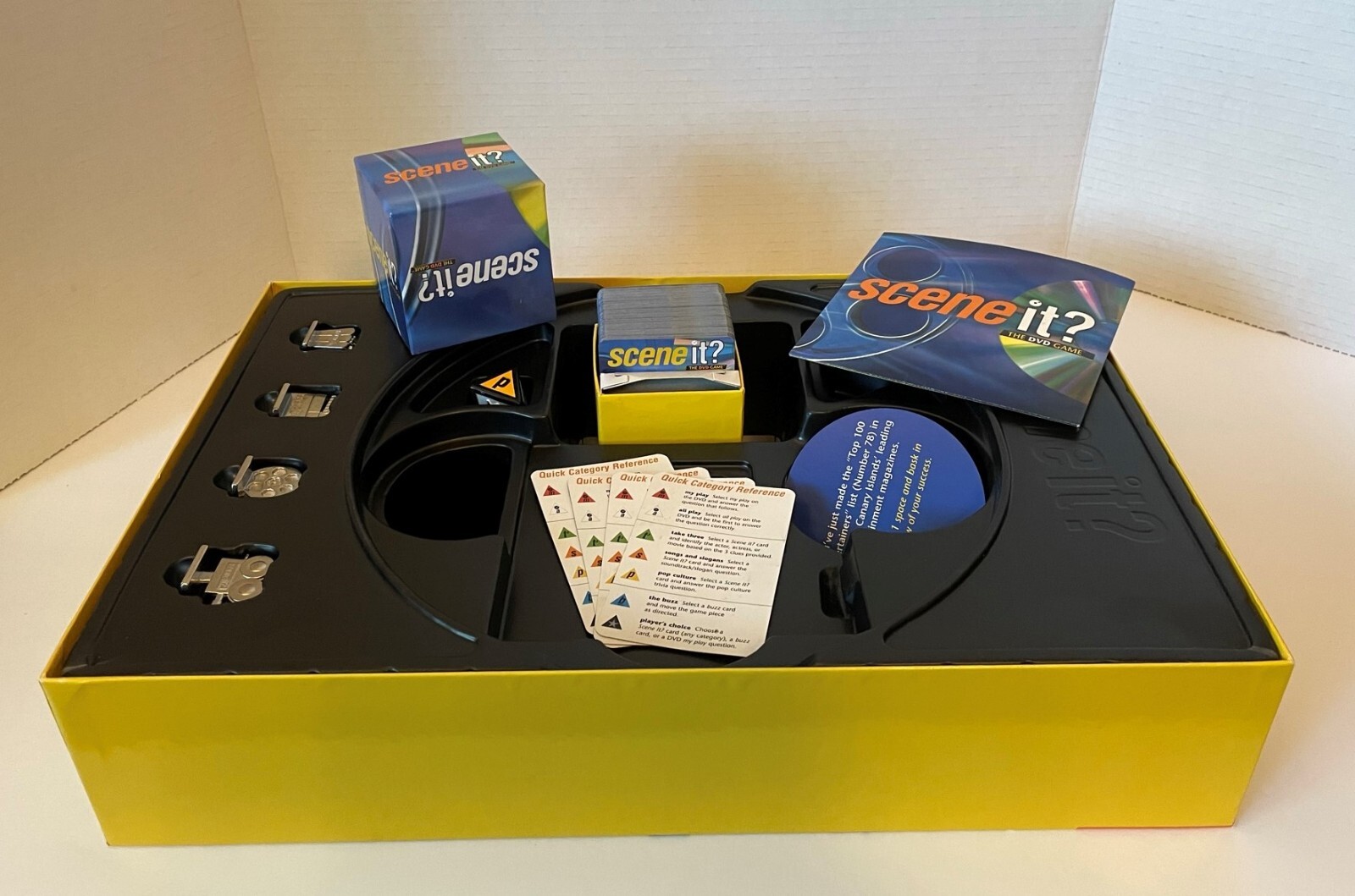 Scene It? The Movie Trivia DVD Board Game 2003 Age 13 – Adult 2 or More Players