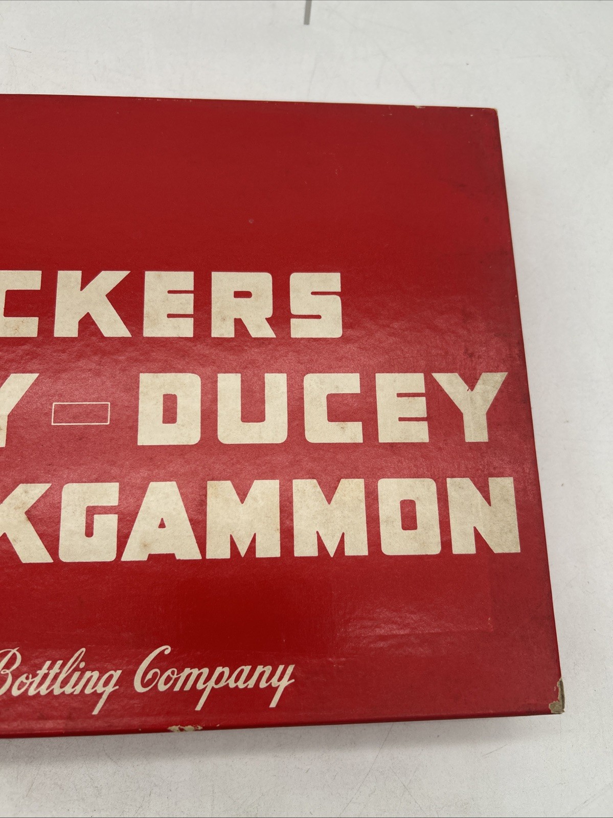 Coca-Cola Milton Bradley Checkers Acey-Ducey World War 2 Game Set