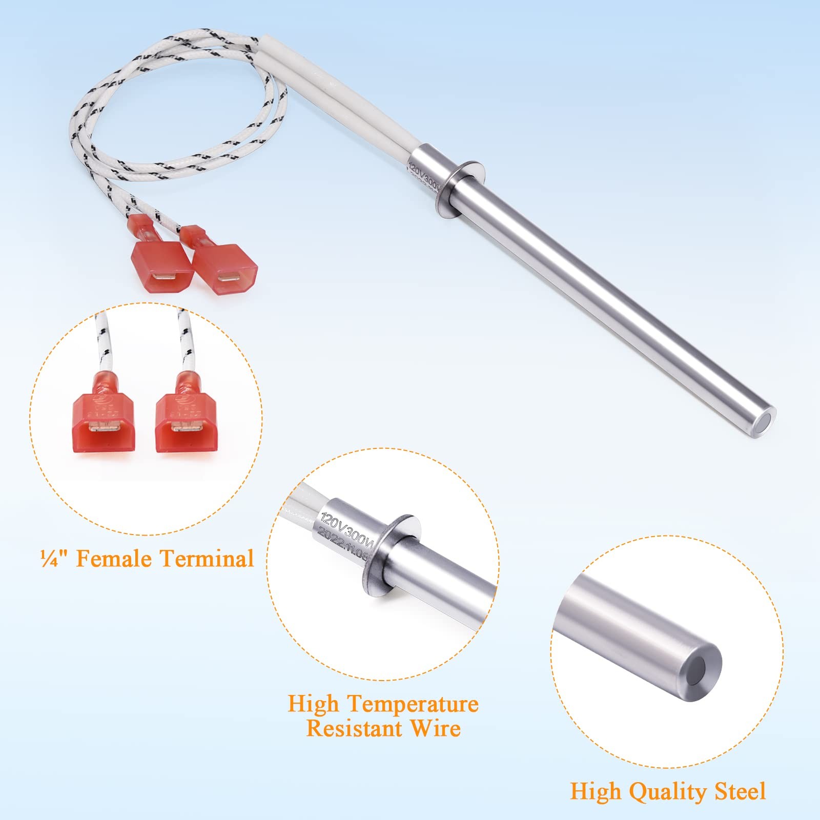 Criditpid Replacement SRV7000-660 Igniter for PelPro PP130, PP60,