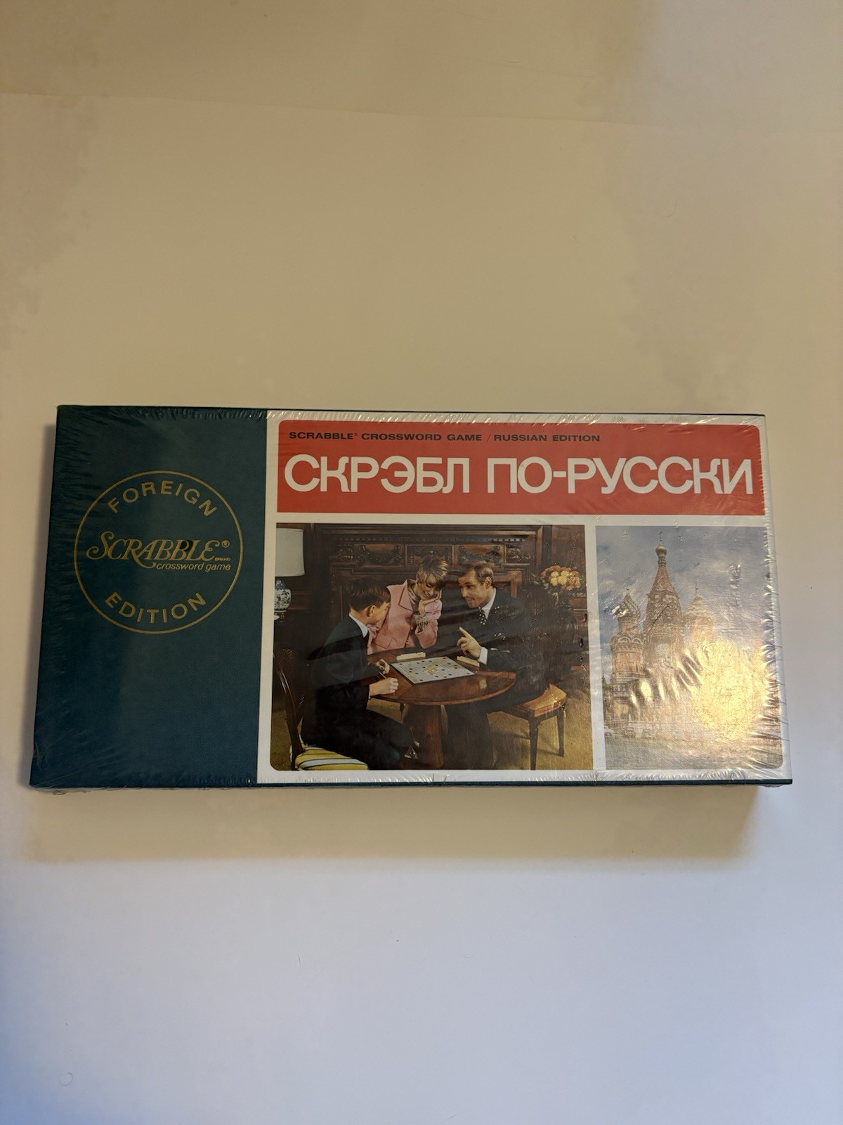 Foreign Language Russian Edition Scrabble Crossword Game Selchow & Righter New