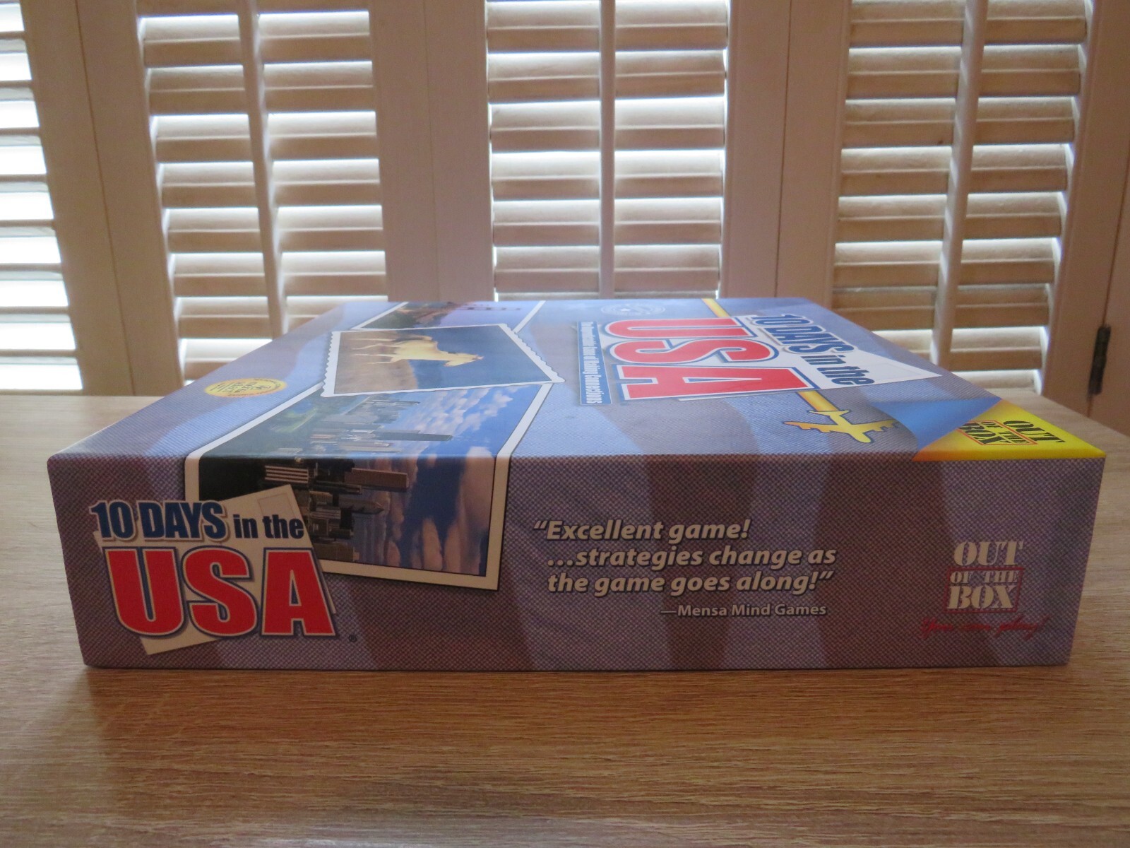 10 DAYS In The USA Board Game of Making Connections by OUT OF THE BOX ~ Complete