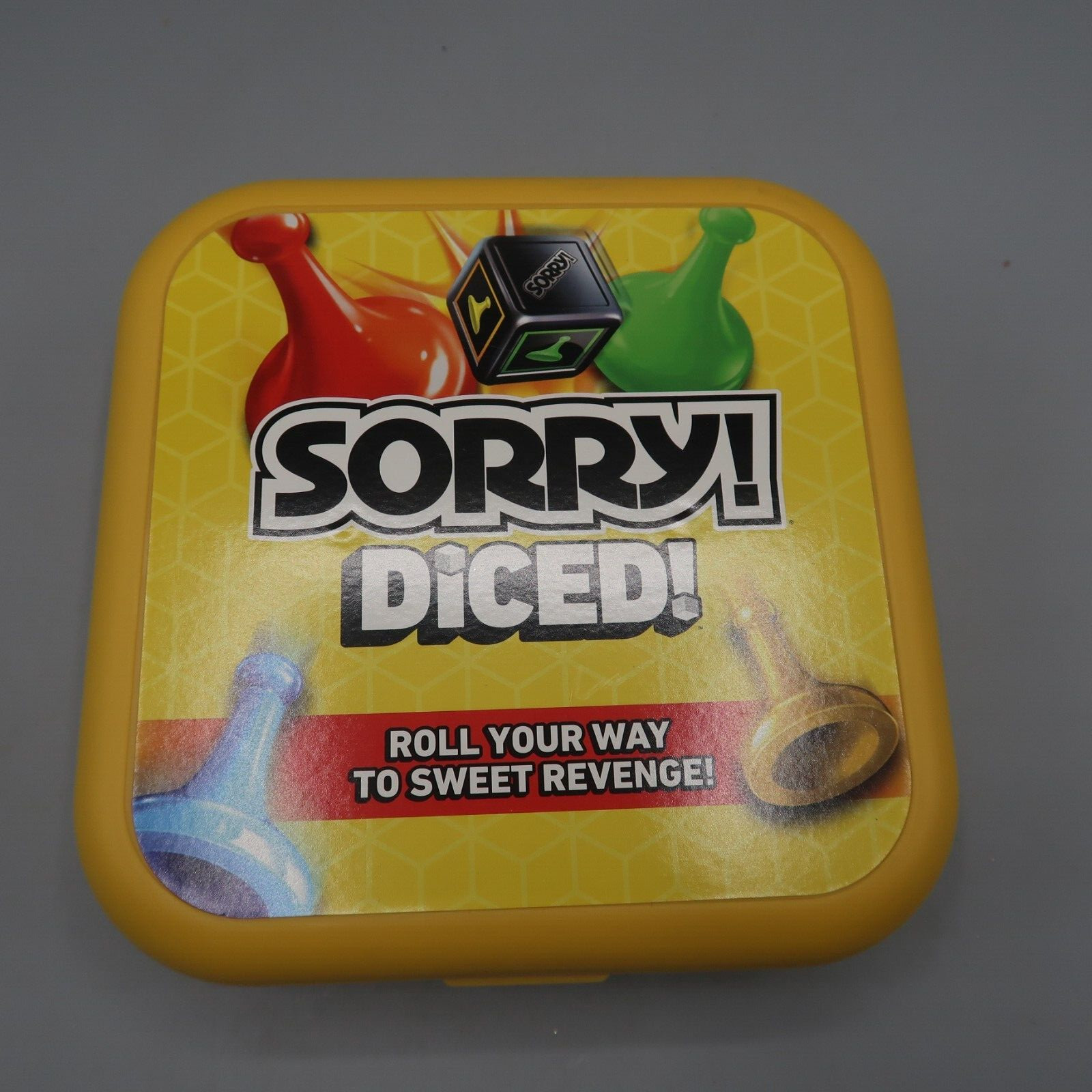 Hasbro Sorry! Diced Game Fast Portable Ready, Set, Roll 2 To 4 Players Travel