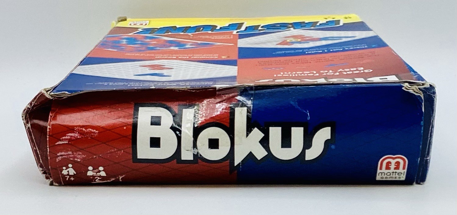 Blokus Fast Fun 2 Player Board Game Mattel Age 7+ Damaged Pkg