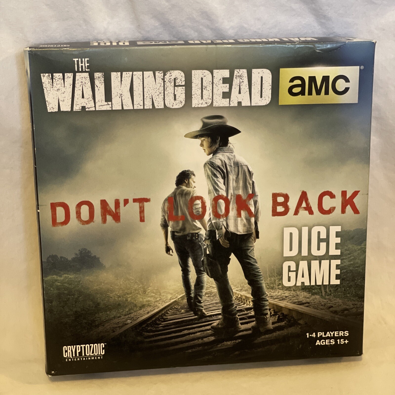 AMC The Walking Dead Don’t Look Back Dice Board Game Complete Clean
