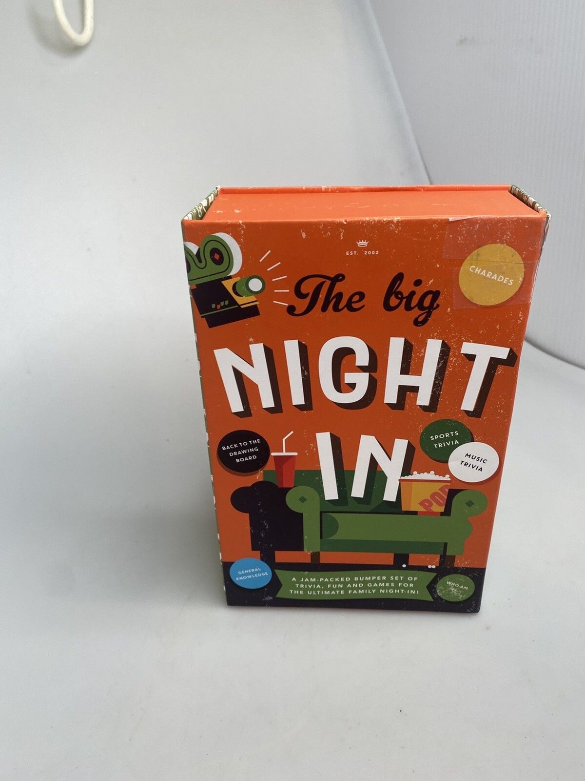 Professor Puzzle The Big Night In Trivia Game Preowned in Box Complete-