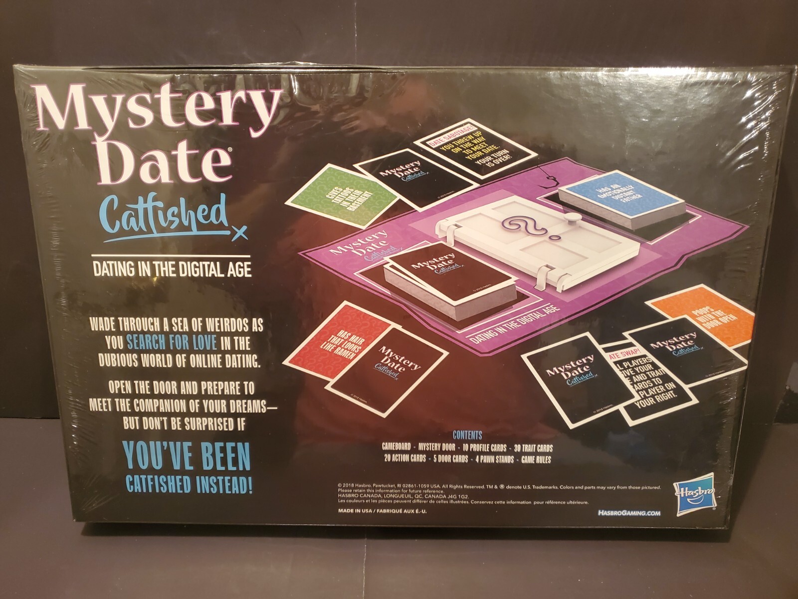 Hasbro Classic Mystery Date Catfished Dating Adults Parody Board Game NEW Sealed