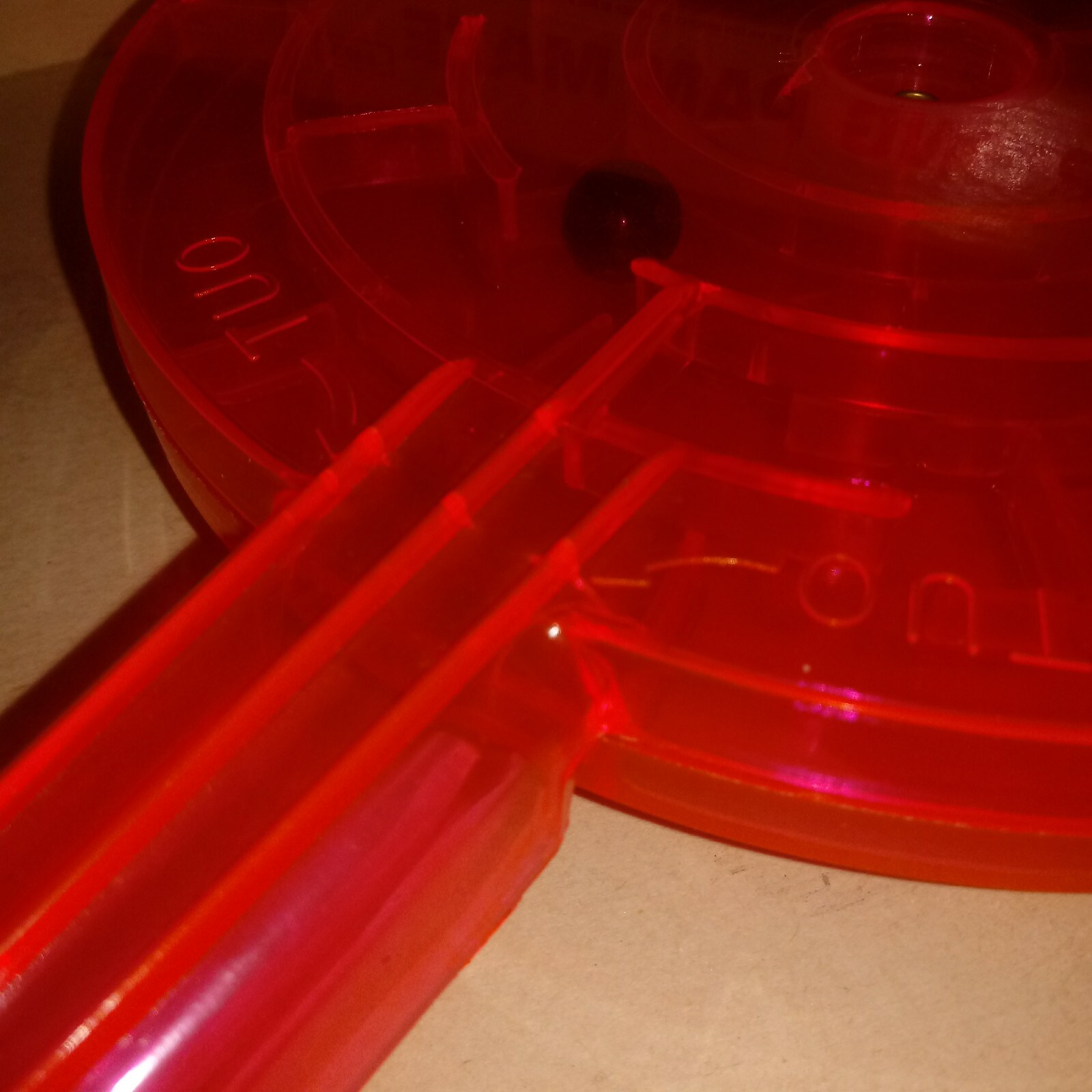 Vintage 1966 Milton Bradley Skill-it Frying Pan Maze Game, Original Box & Marble