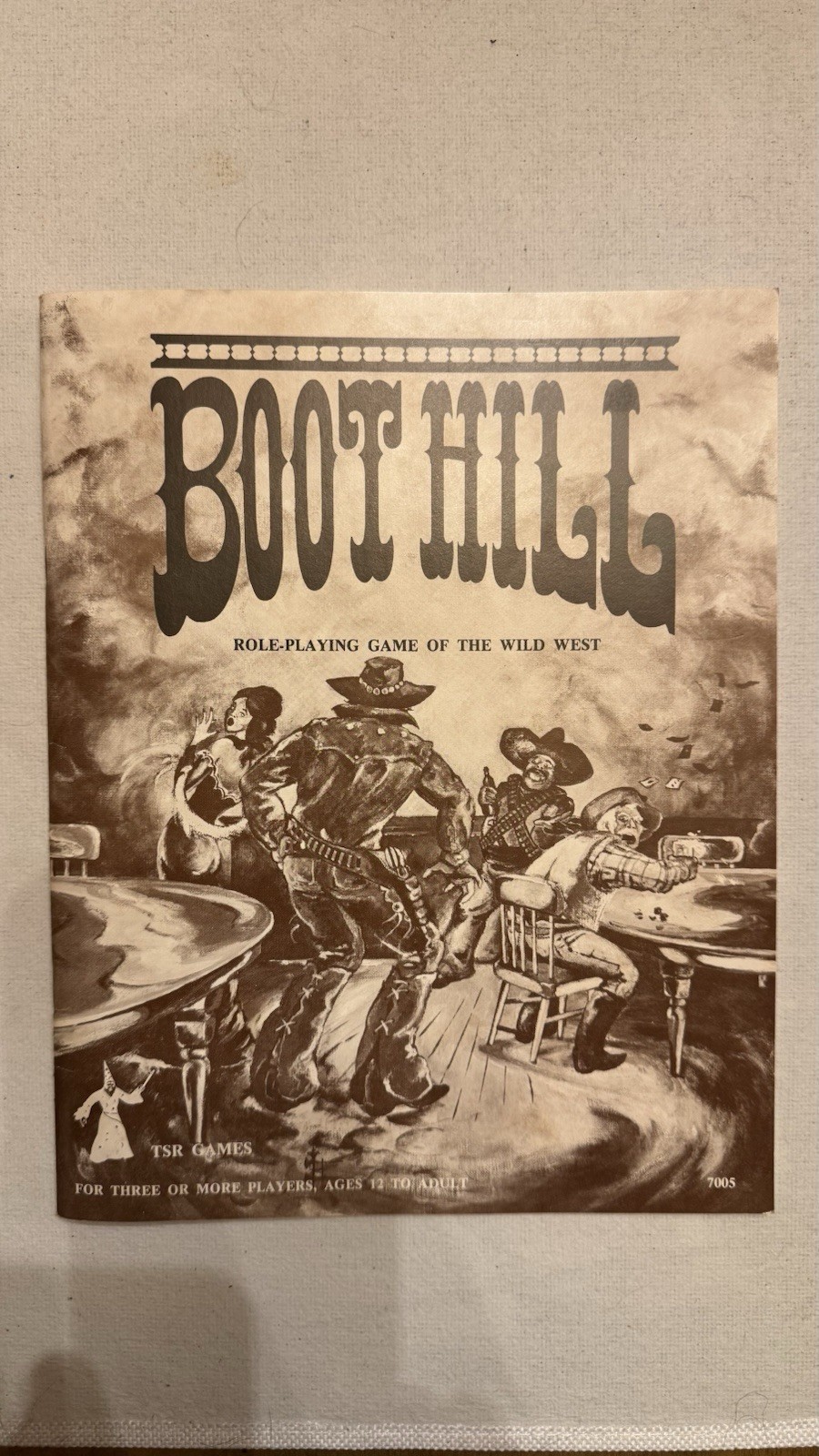 TSR : BOOT HILL – Wild West Role Playing Game – 1979 2nd Edition