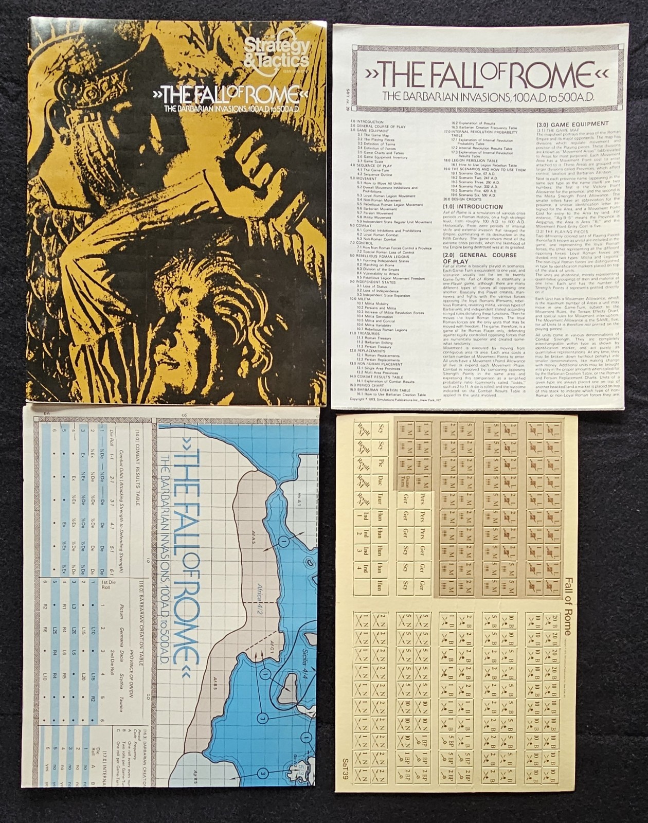 VTG Strategy & Tactics #39 THE FALL OF ROME: The Barbarian Invasions UNPUNCHED