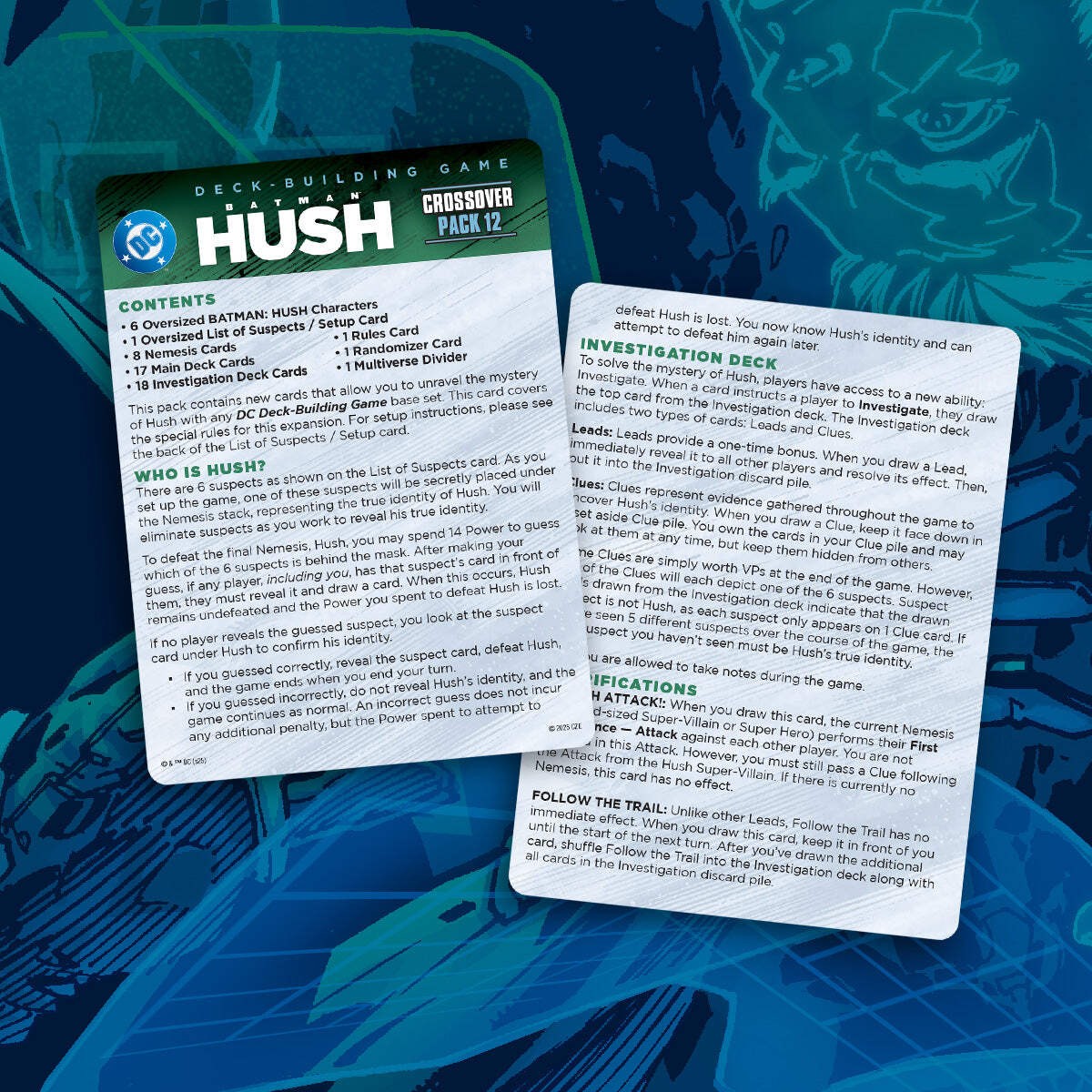 DC Deck-Building Game Crossover Pack 12: Batman: Hush (Kickstarter Edition)