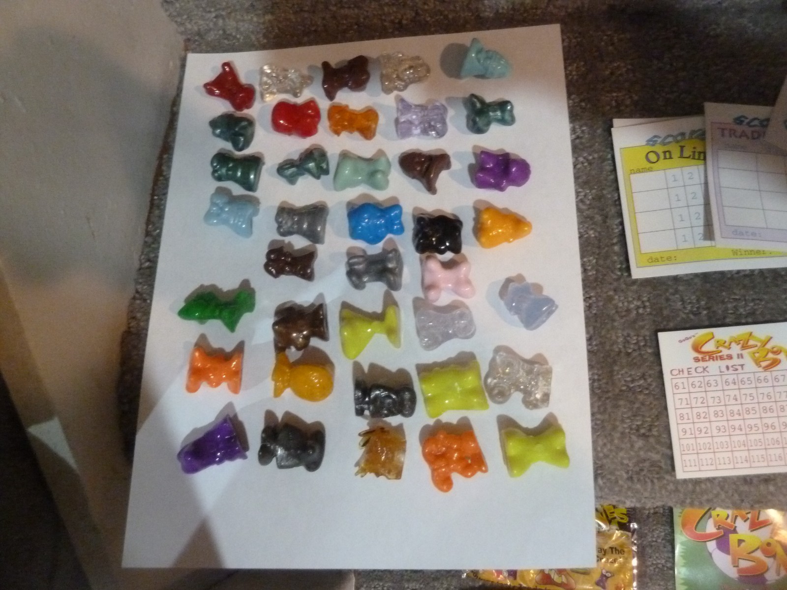 Crazy Bones Series 1 Lot Of 2 Sealed Packs GoGos + 100+ figures + more RARE