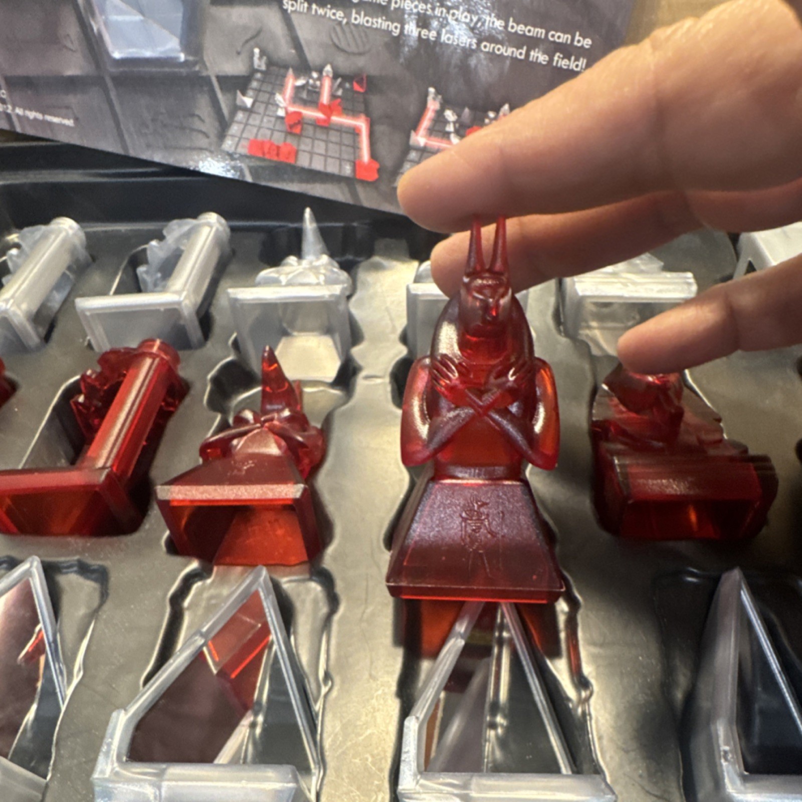 Laser Game Khet 2.0 Board Game Real Lasers Batteries Included Mensa Select Award