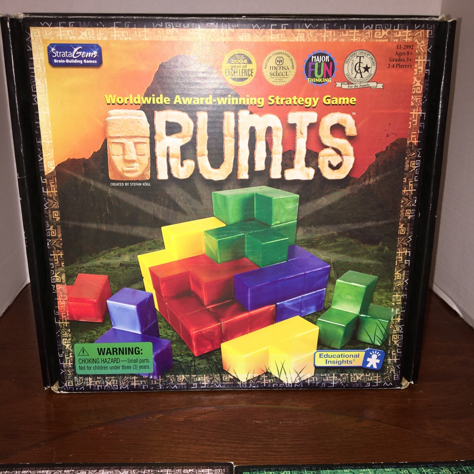 Rumis Board Game 3D Strategy Outbuild Outsmart EI2992 2006 Educational Insights