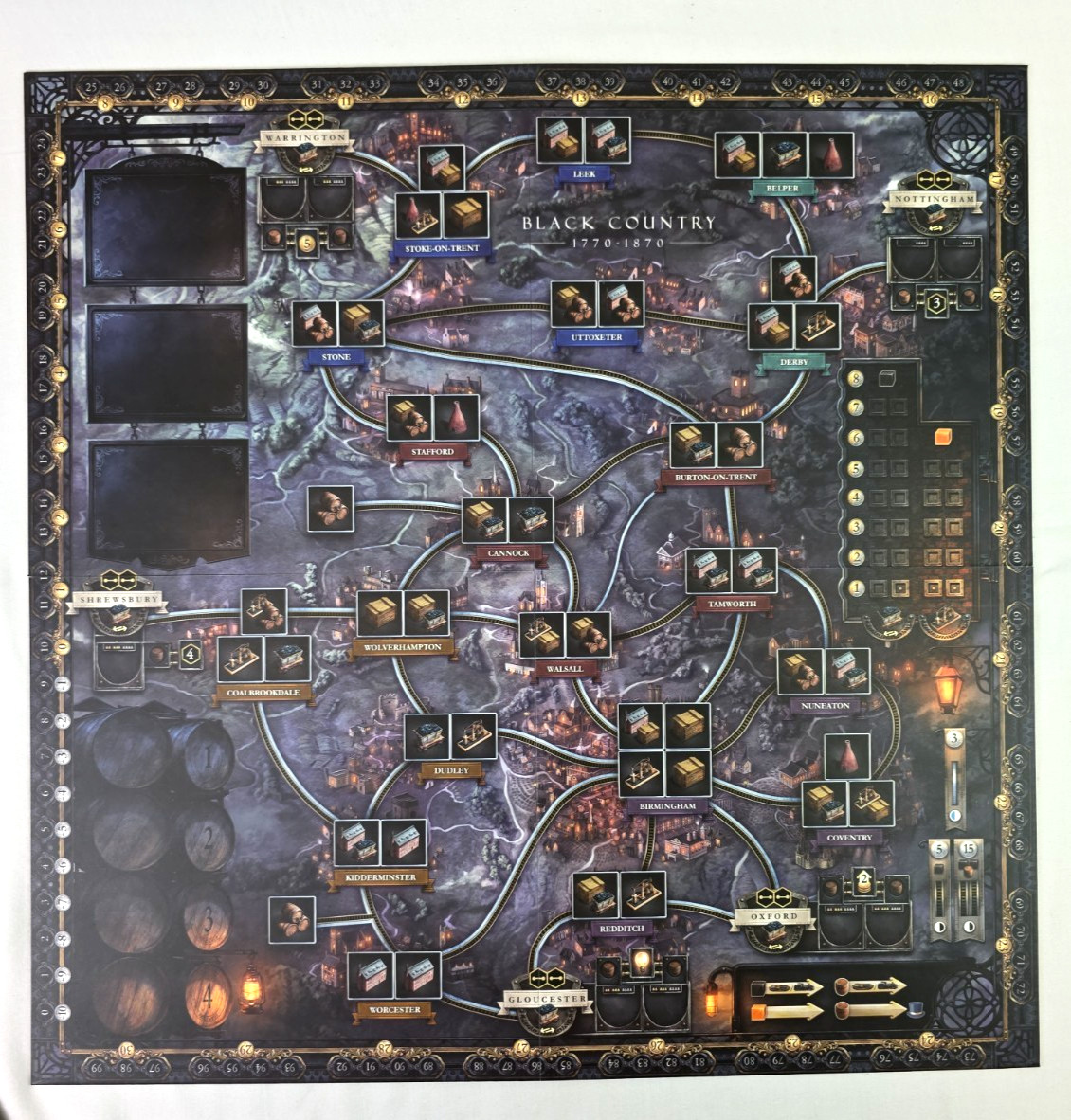 Brass: Birmingham Strategy Board Game Roxley Games Opened Un-played Complete