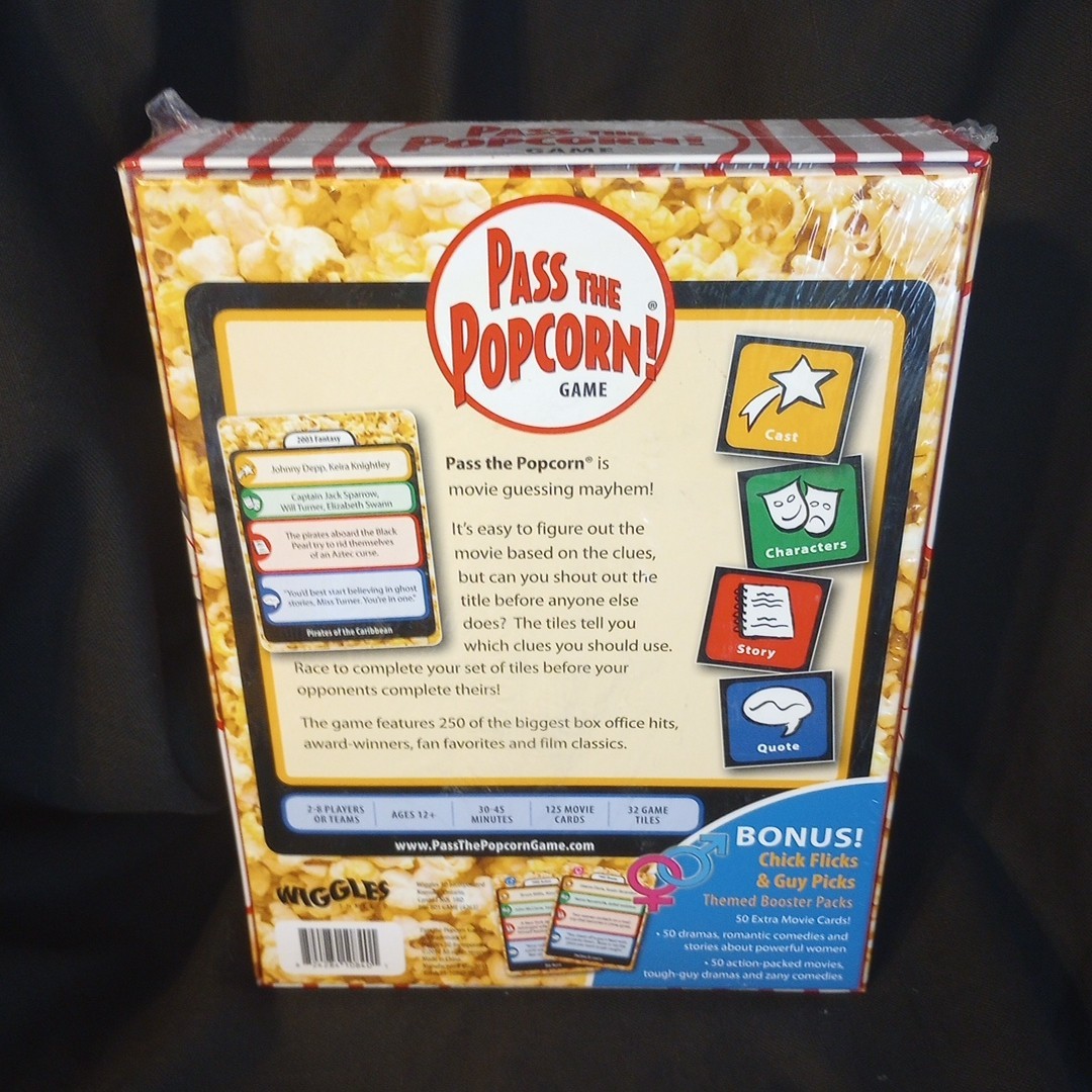 Pass the Popcorn Bonus Booster Packs Chick Flicks & Guy Picks New Sealed