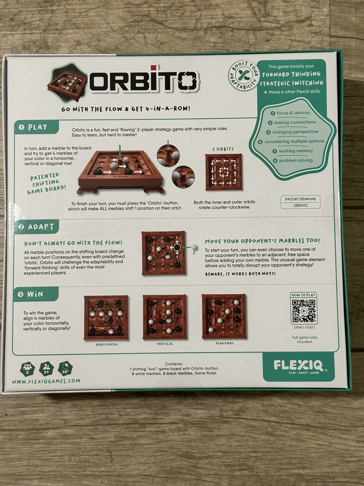 Orbito 2 Player Fast Strategy Game – Focus, Problem Solving, Memory (NEW SEALED)