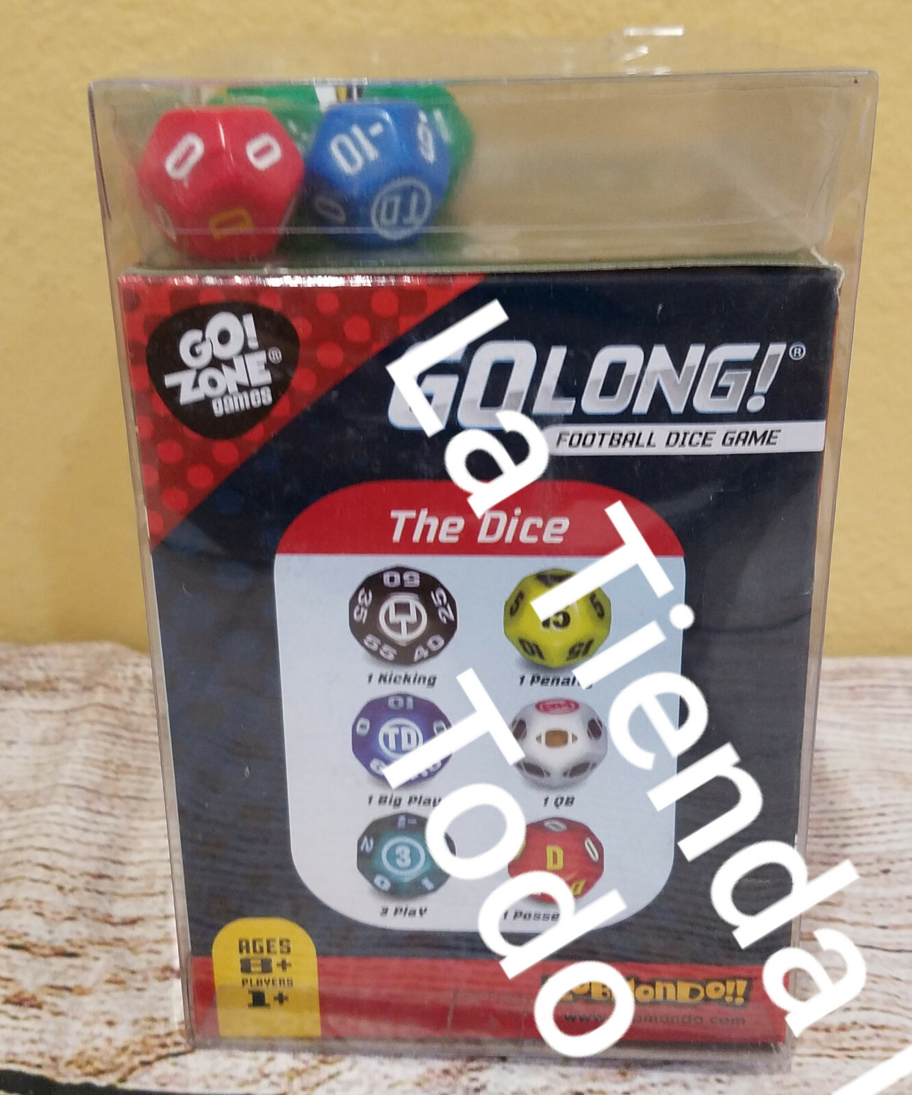 FOOTBALL DICE GAME. READ