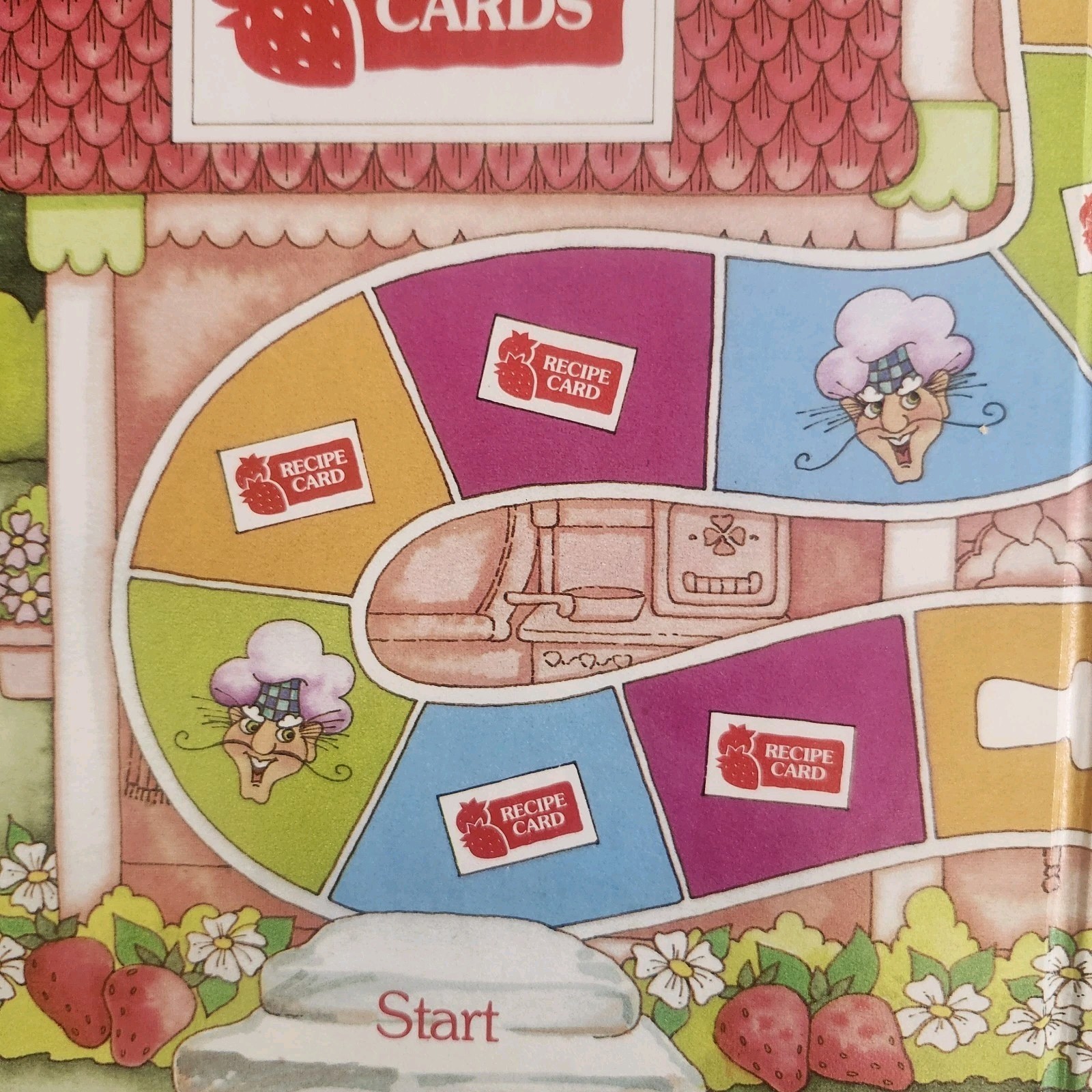 Vintage Strawberry Shortcake Housewarming Surprise Board Game 1983 Complete