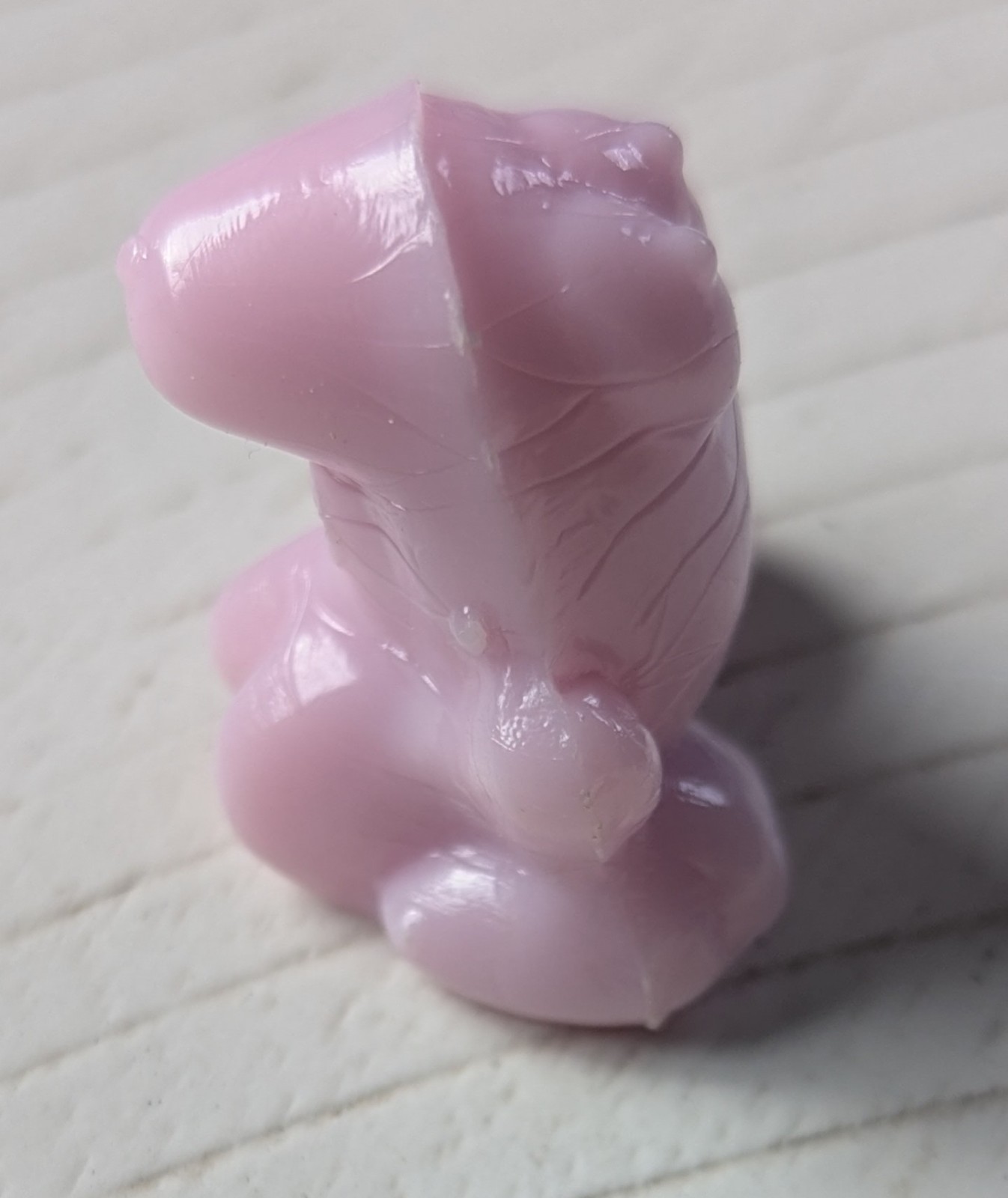 GOGO’S Vintage CRAZY BONES Solid Light Pale PINK EGGY Original 1996 Classic 1″