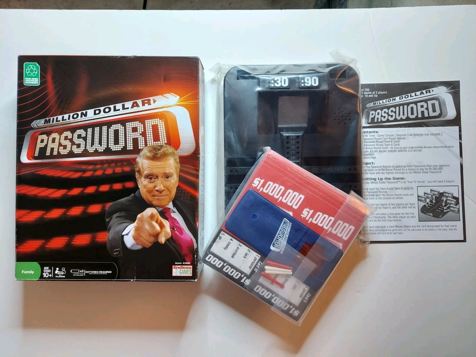 Million Dollar Password Card Game Family Game Ages 10 And Up 3+ Players sealed