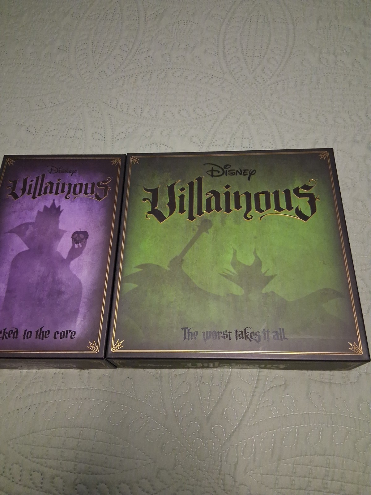 Disney Villainous “The Worst Takes All” & Wicked To The Core Board Games NEW –