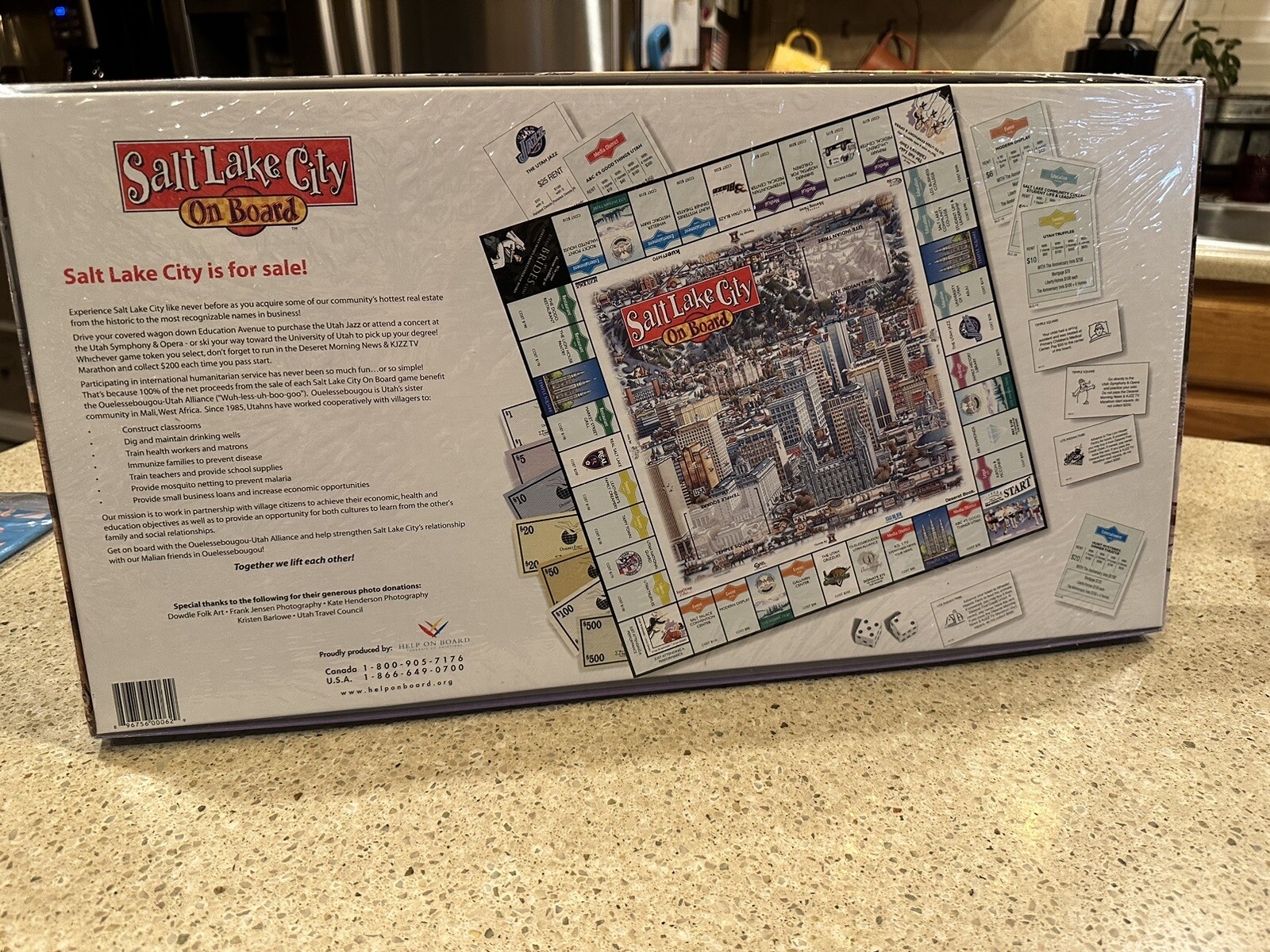 NEW Salt Lake City Help On Board Game Real Estate Trading Africa Fundraiser 2017