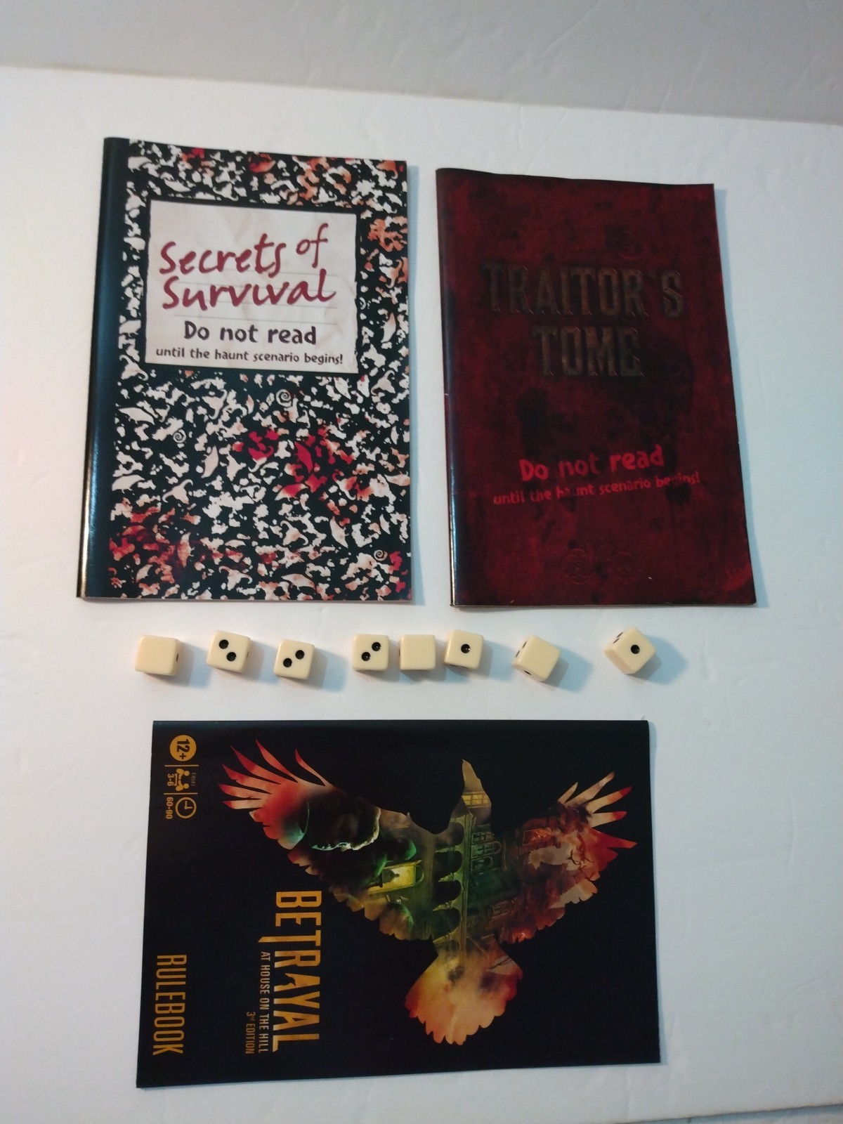 Avalon Hill Betrayal at House on the Hill 3rd Edition COMPLETE NICE