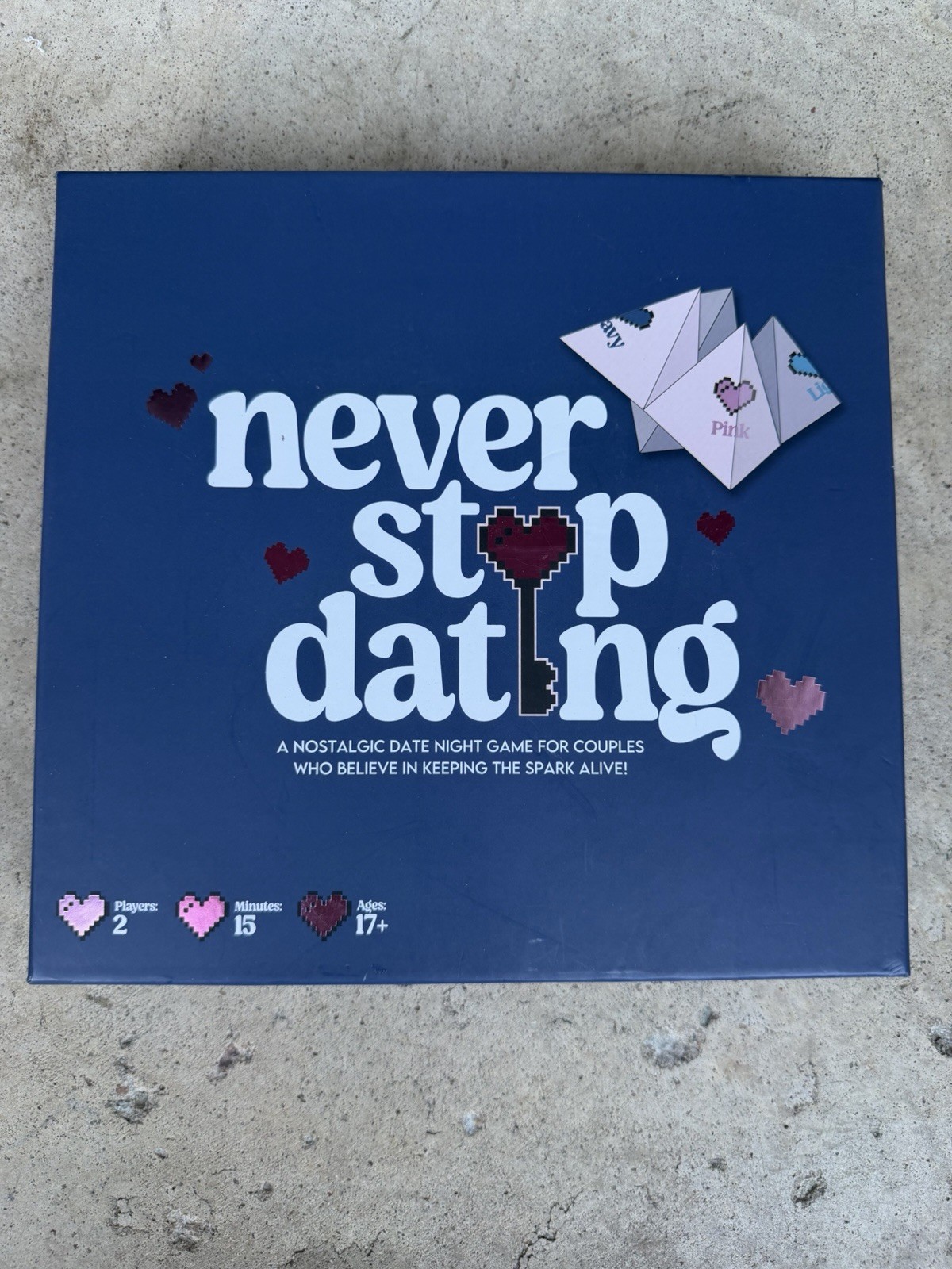New Sealed Never Stop Dating Board Game Adult Party Game
