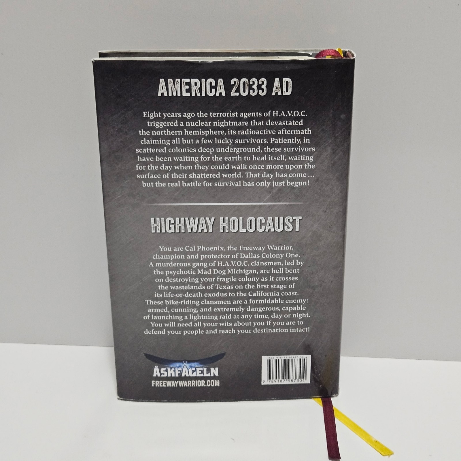 Joe Dever’s Freeway Warrior 1 Highway Holocaust Hardcover Adventure Gamebook