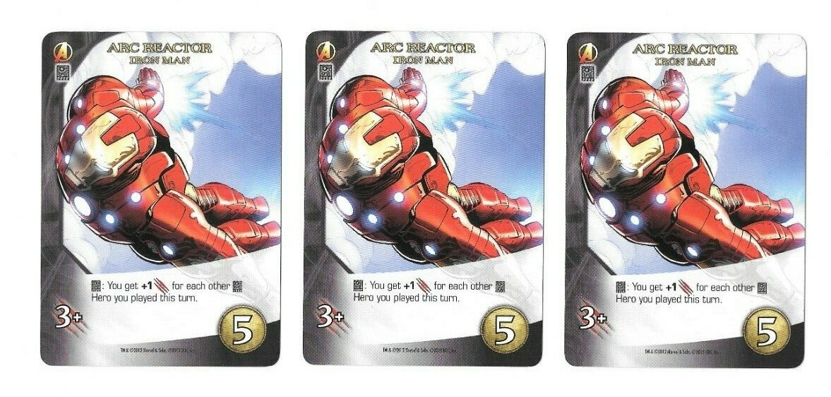 MARVEL LEGENDARY 14-CARD HERO DECK IRON MAN BASE GAME UPPER DECK 2012