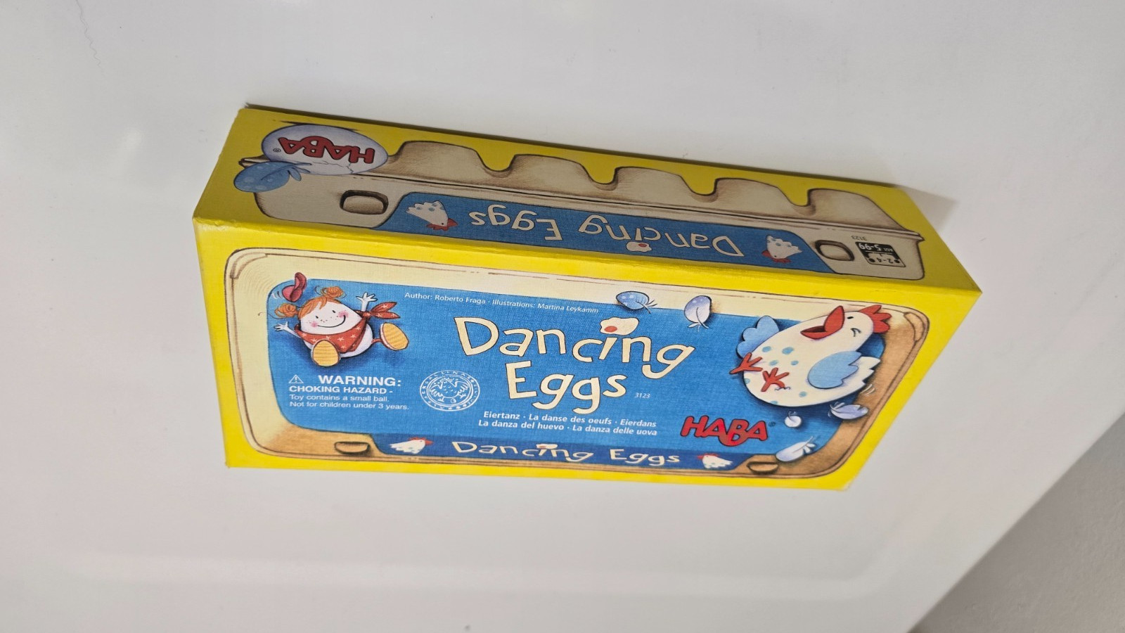 DANCING EGGS Dexterity Family Game 100% COMPLETE AWARD WINNING GAME 2014