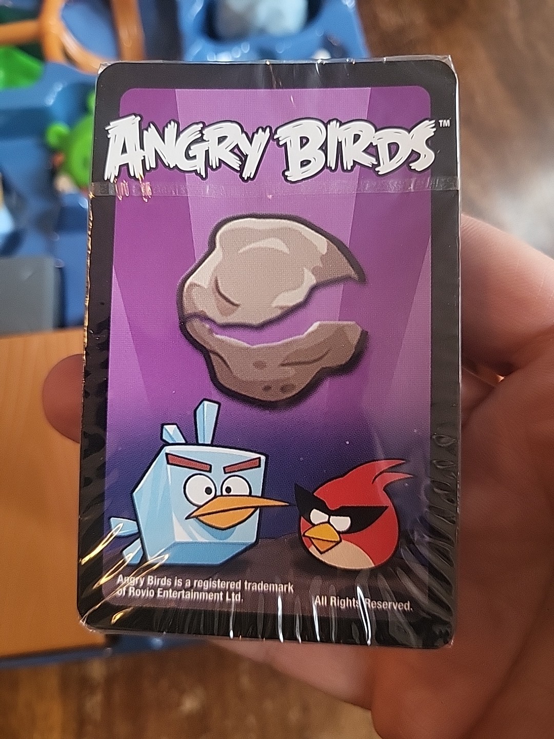 Mattel Angry Birds Space Game Open Box 2012 Complete – UNPLAYED – Wrapped Cards