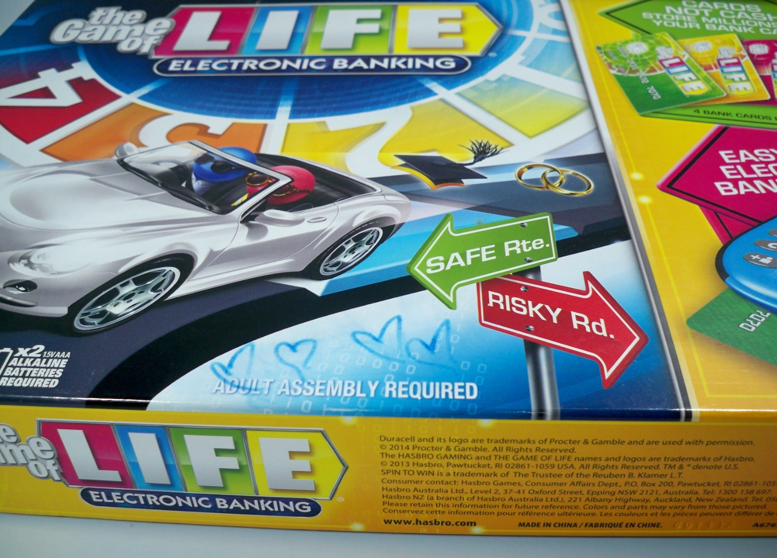 Game Of Life Electronic Banking Edition Hasbro 2013 Works Missing 1 Pink Peg
