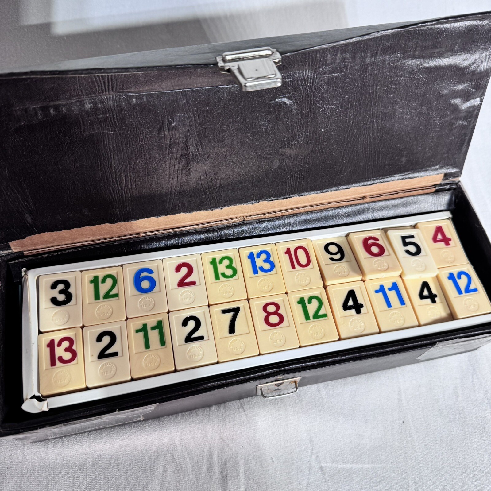 Vintage 70’s RUMMIFUN Tile Game – 1970s James Industries w/ Case And Manual