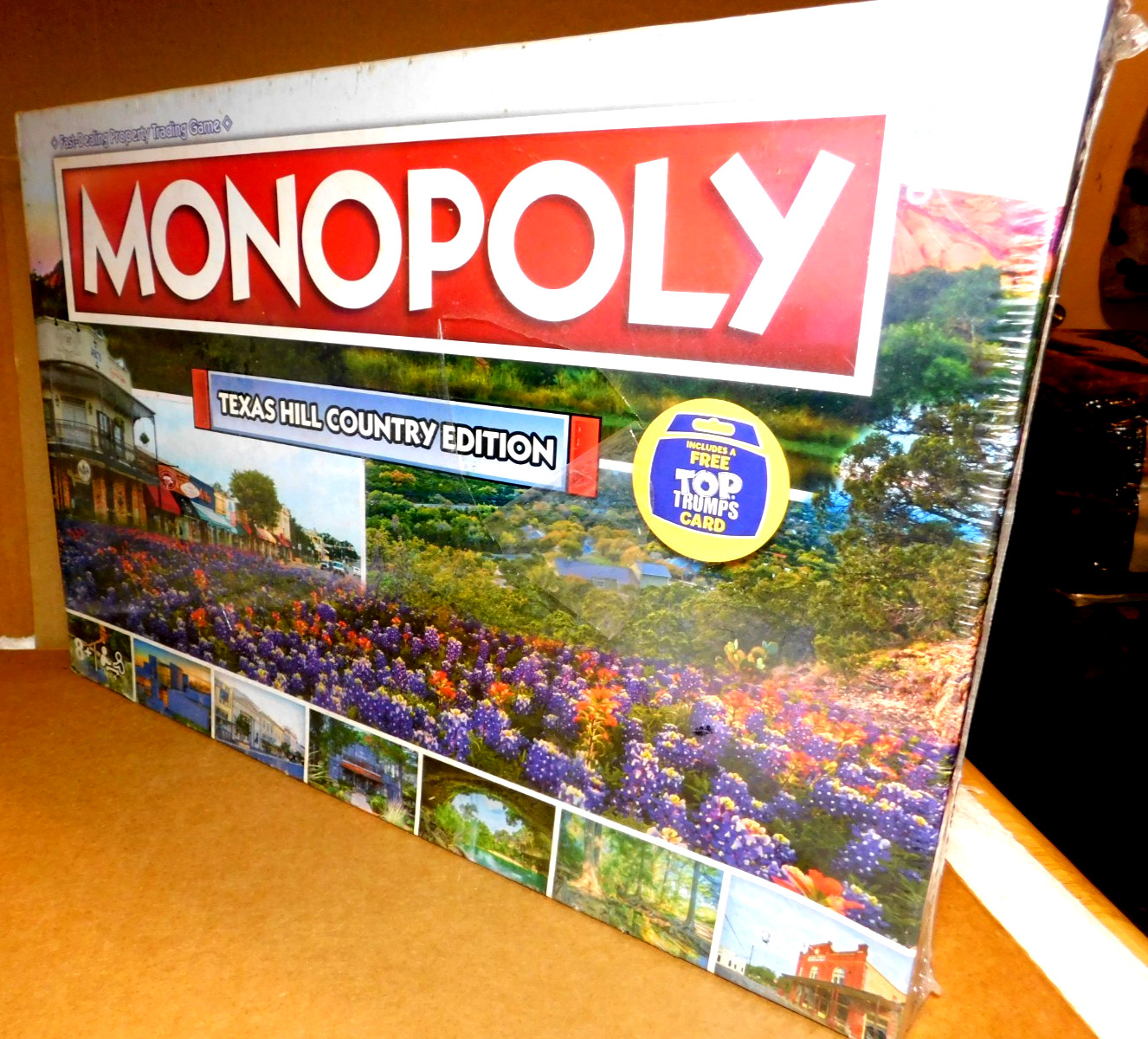 Hasbro, Inc.~Monopoly 2023 Texas Hill Country Edition Ages 8 Years & Up NEW!!