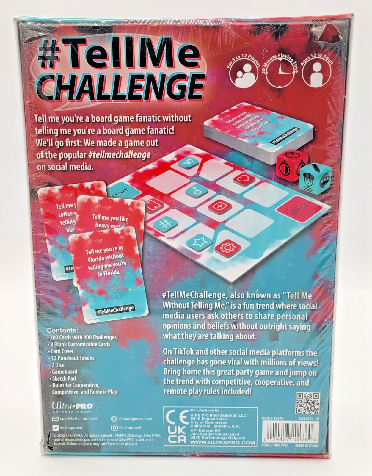 #Tell Me Challenge Hilarious Party Game Tell Me Without Telling Me NEW FREE SHIP