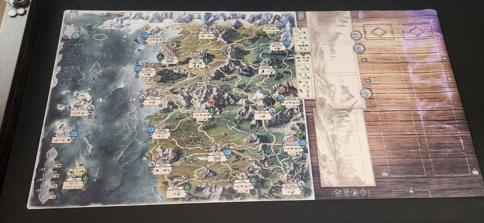 The Witcher Old World Board Game Neoprene Playmat Kickstarter Exclusive