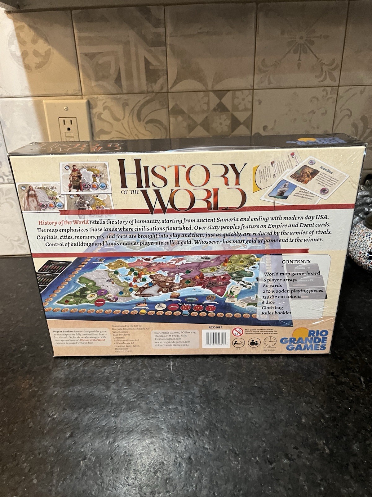 Rio Grande Boardgame History of the World Box SW (New)