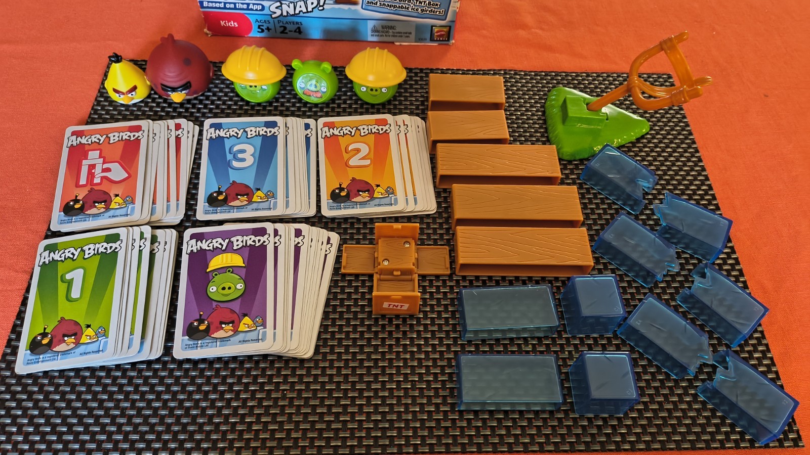 Angry Birds On Thin Ice Game Build Kaboom X3029 2011 Mattel COMPLETE