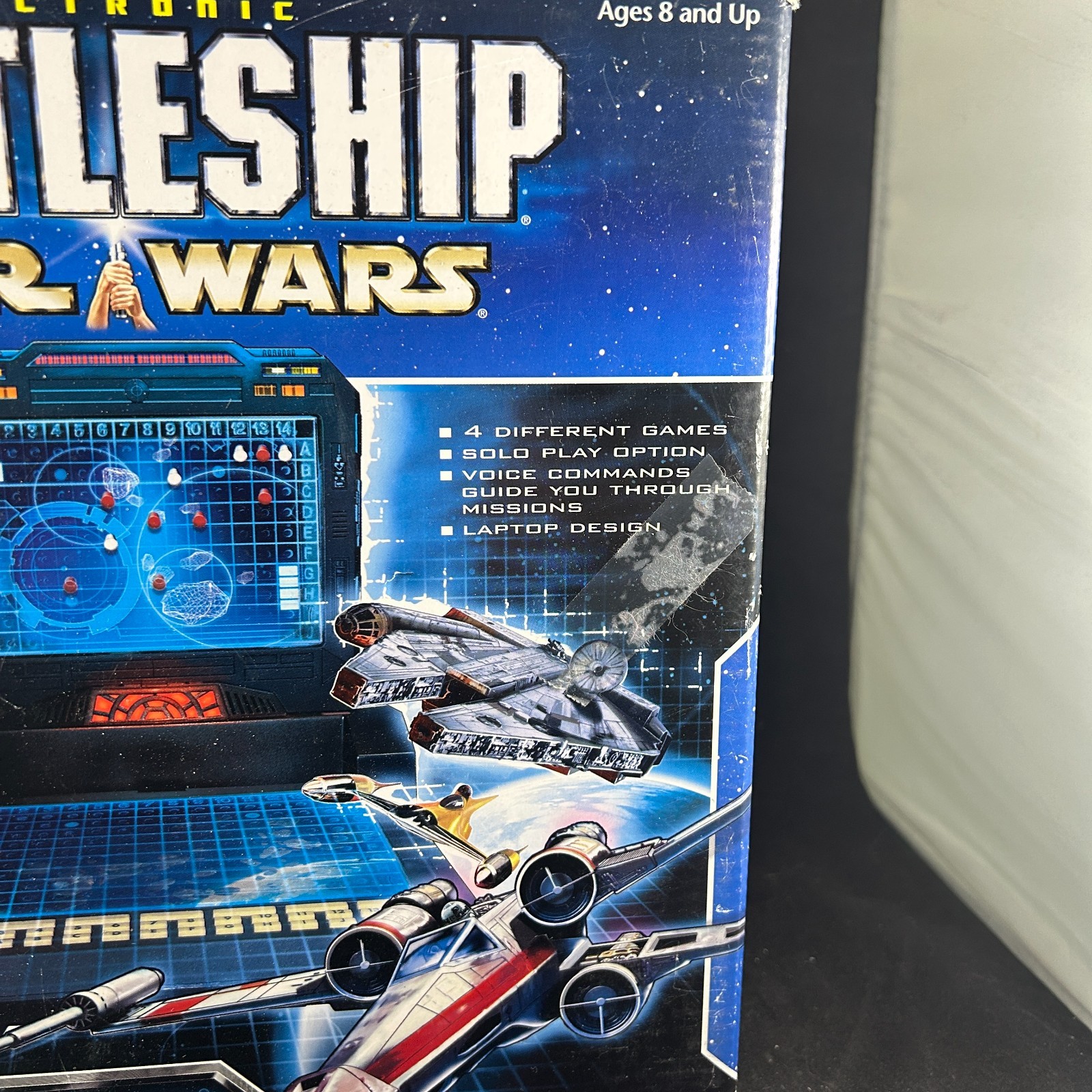 2002 STAR WARS ELECTRONIC BATTLESHIP MILTON BRADLEY BOARD GAME IN ORIGINAL BOX