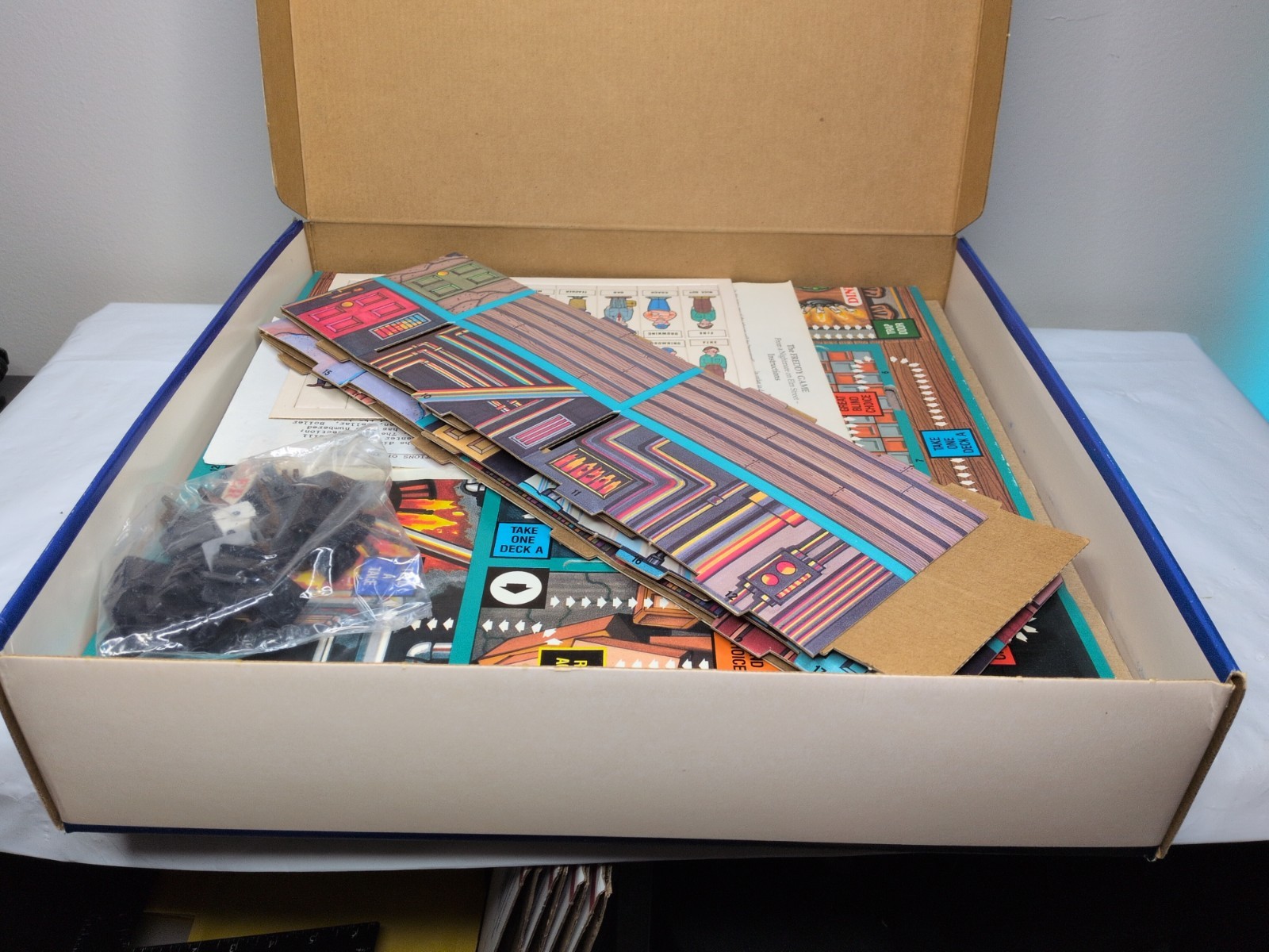 Vintage UNUSED 1989 Nightmare on Elm Street Freddy Krueger Board Game COMPLETE