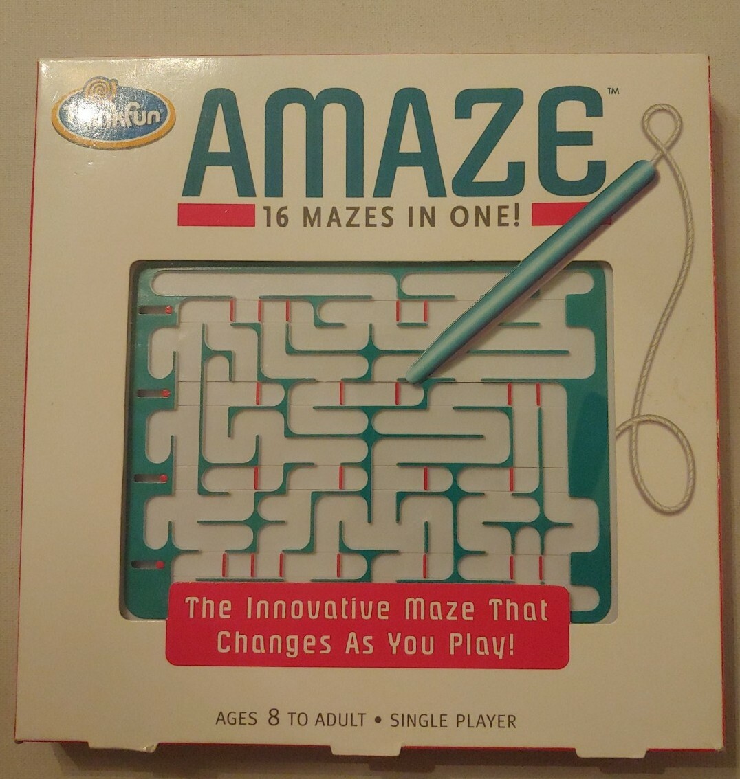 Think Fun Amaze Game 16 Mazes in One 2011